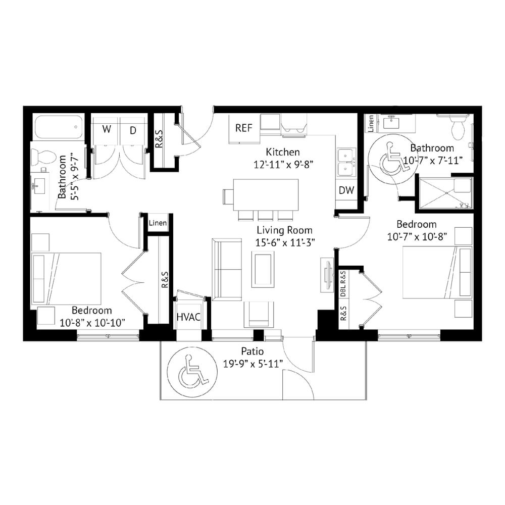 2 Bedroom