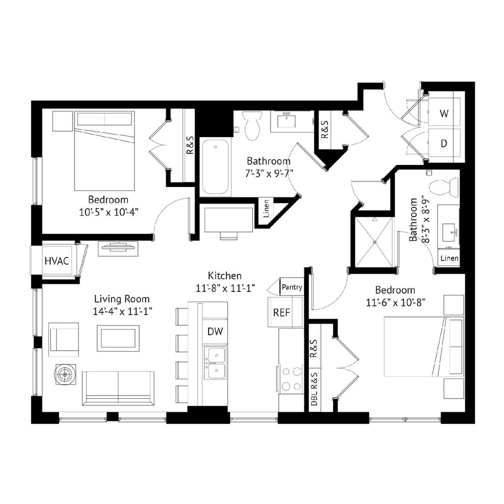 2 Bedroom