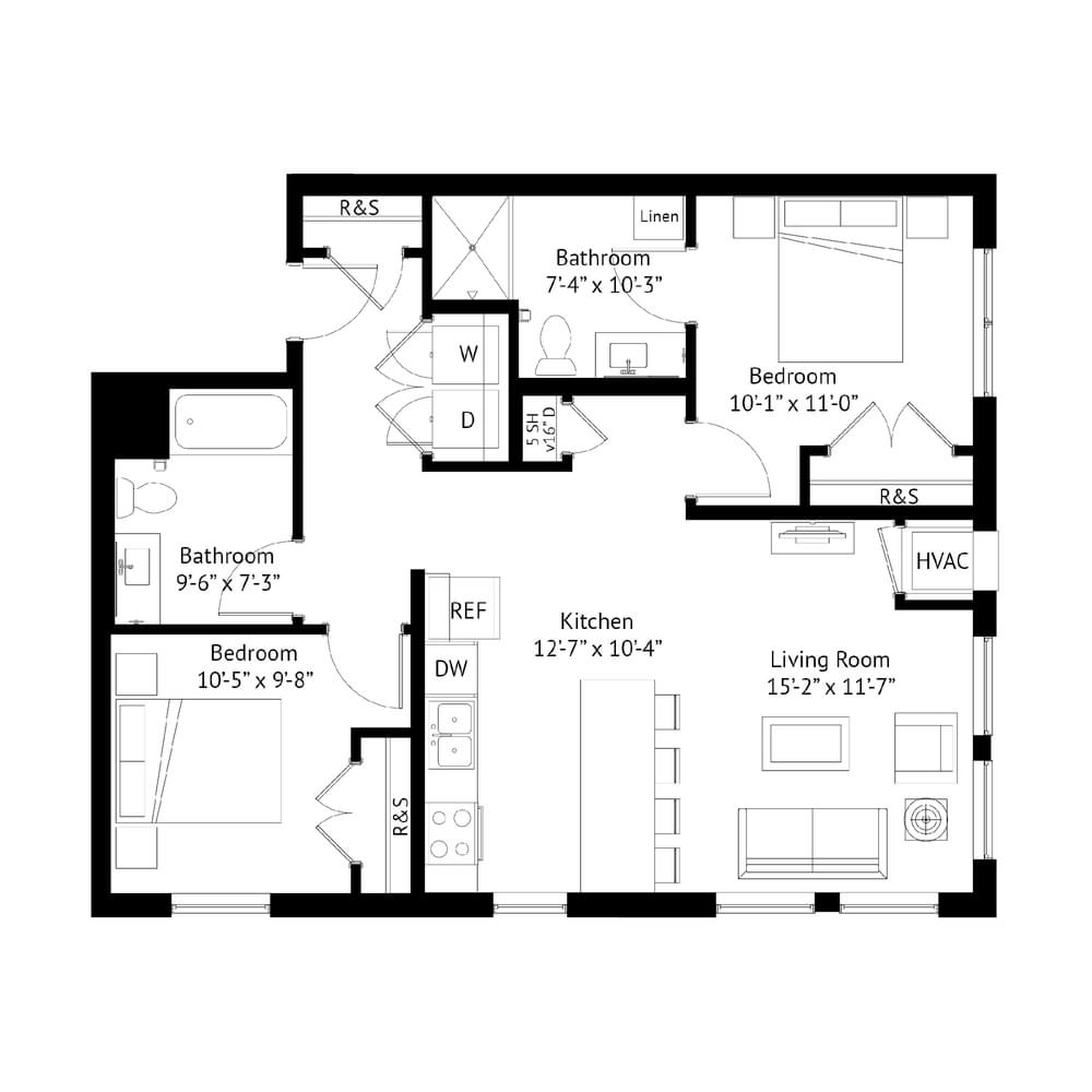 2 Bedroom