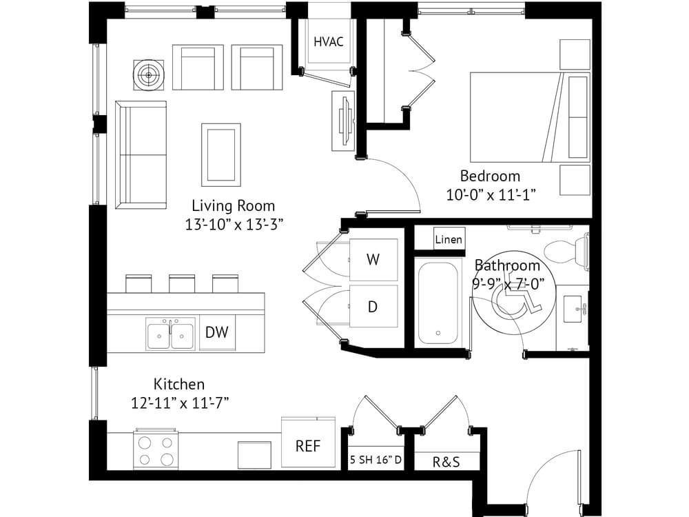 1 Bedroom
