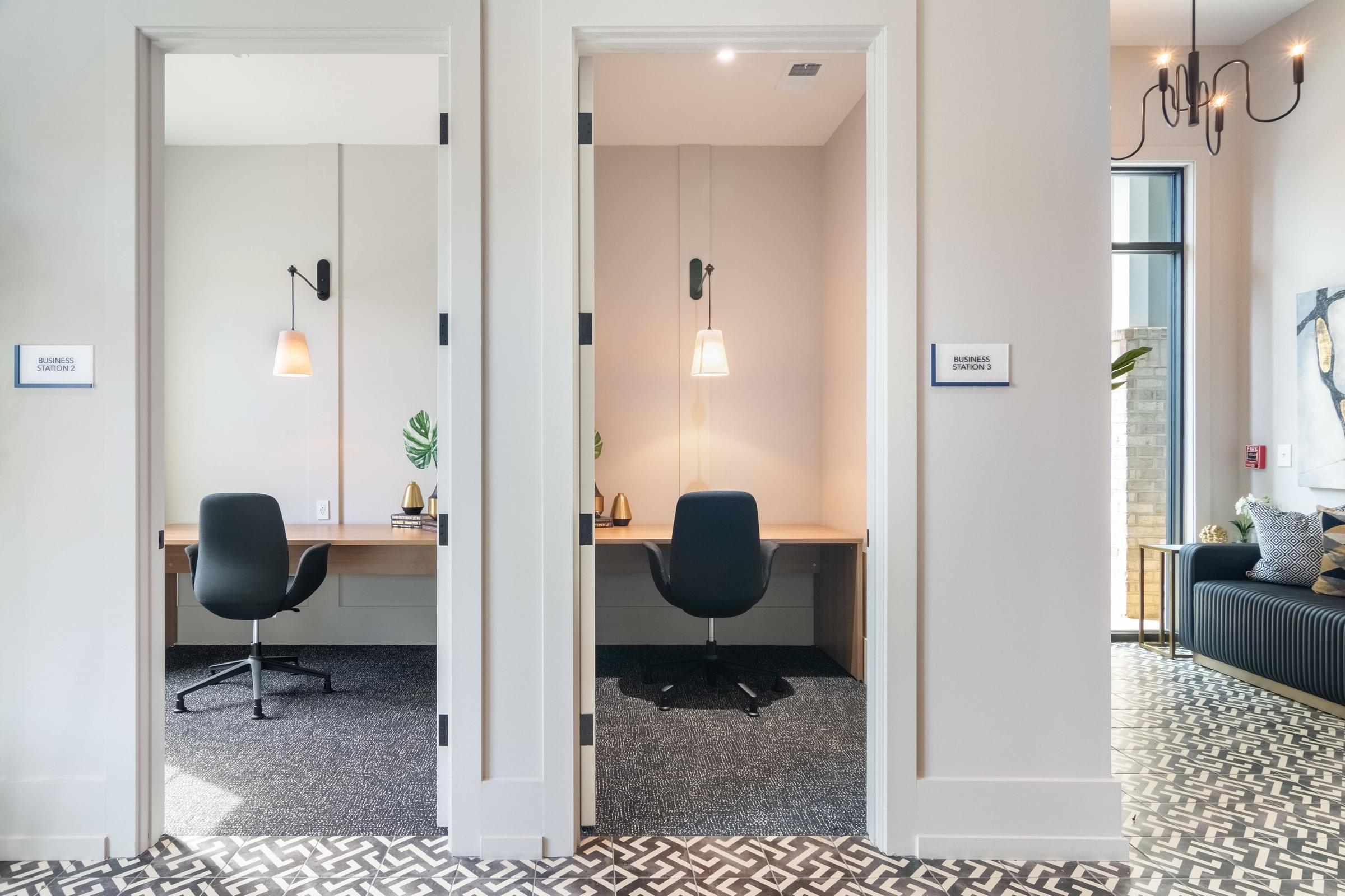 Business Center with Individual Areas to Work