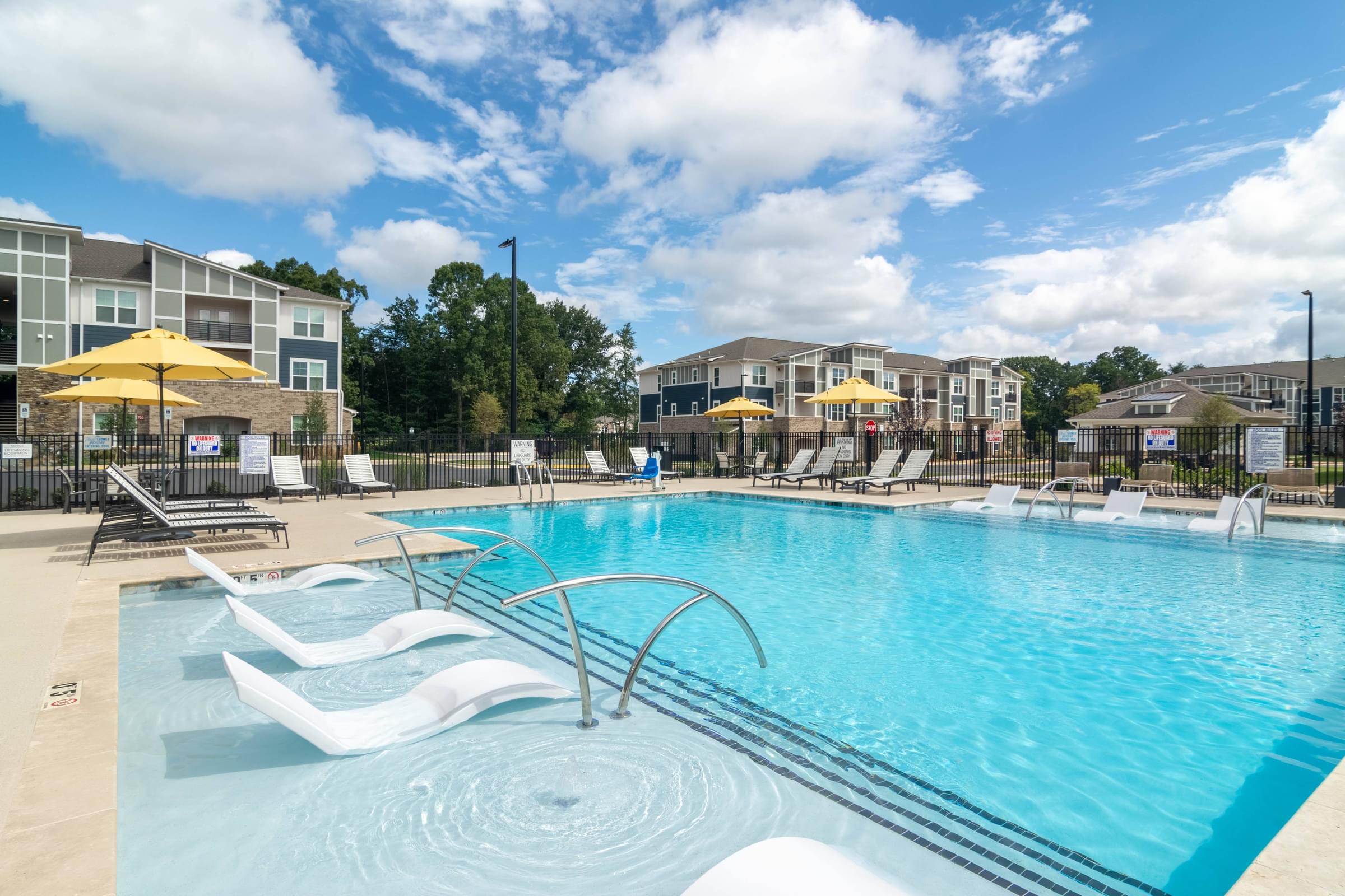 Resort Style Pool with Lounge Chairs