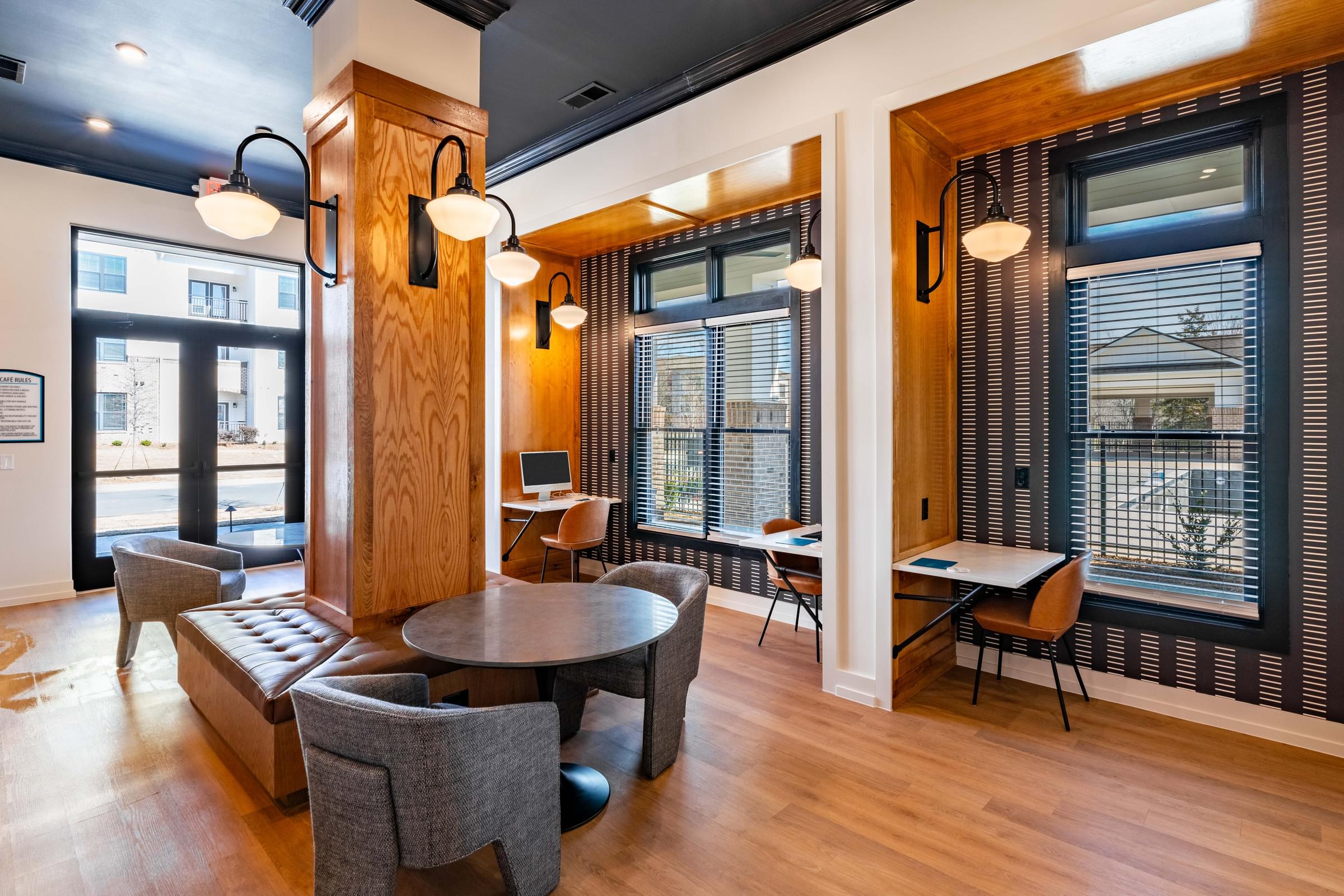 Resident Lounge with Complimentary Starbucks Coffee Bar
