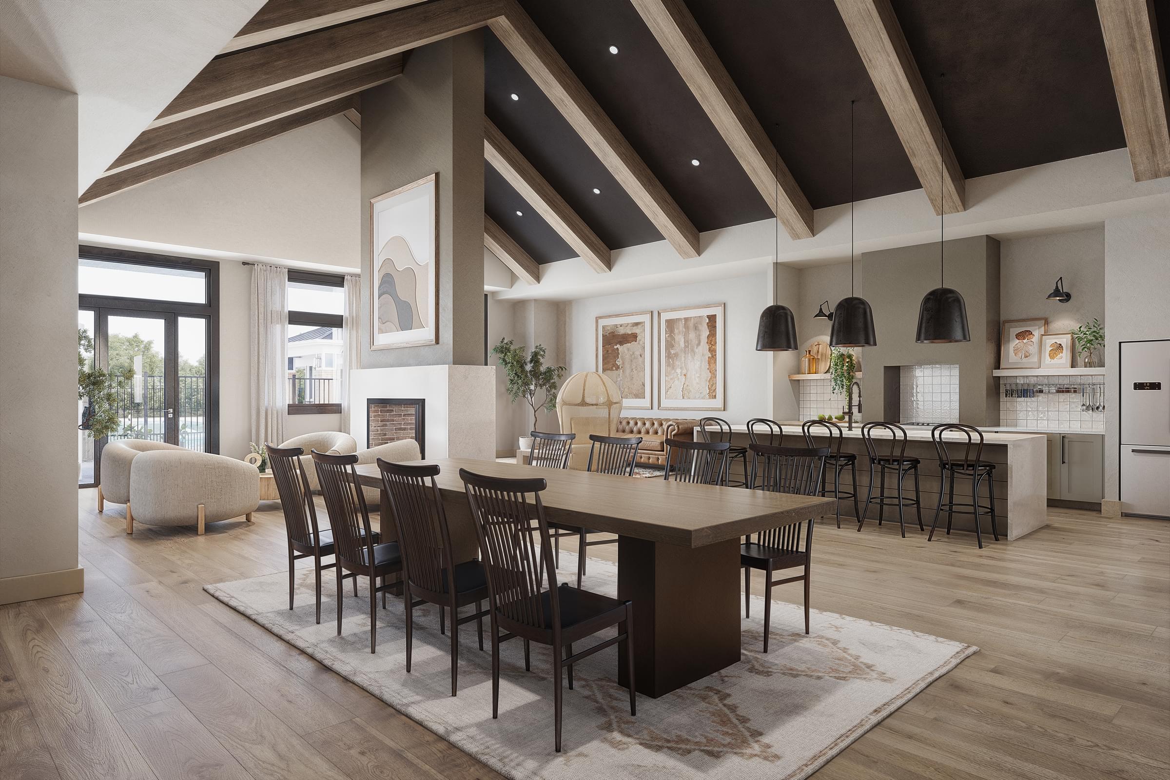 Luxury Clubhouse And Resident Lounge