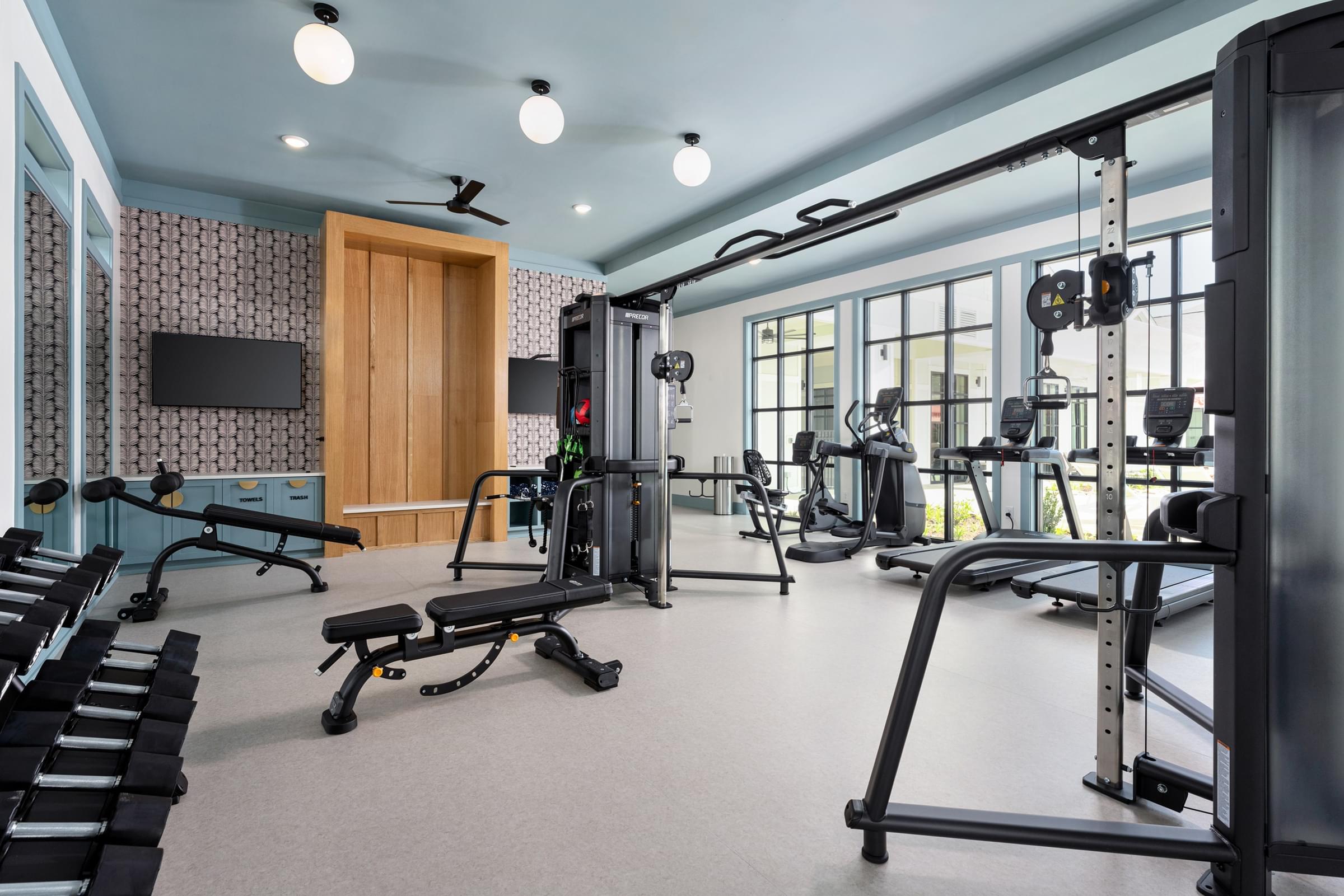 24-Hour Expansive Fitness Center