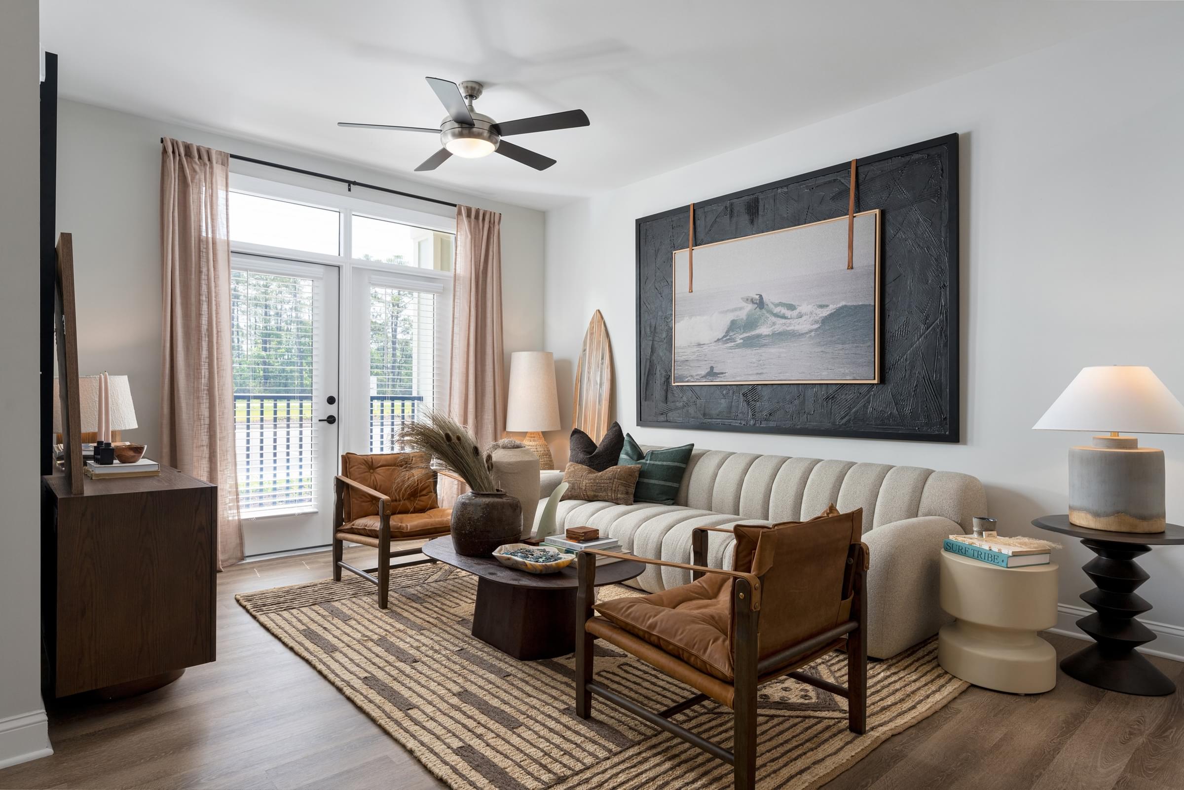 Open-Concept Floor Plans with 9-Foot Ceilings and Luxury Plank-Style Flooring