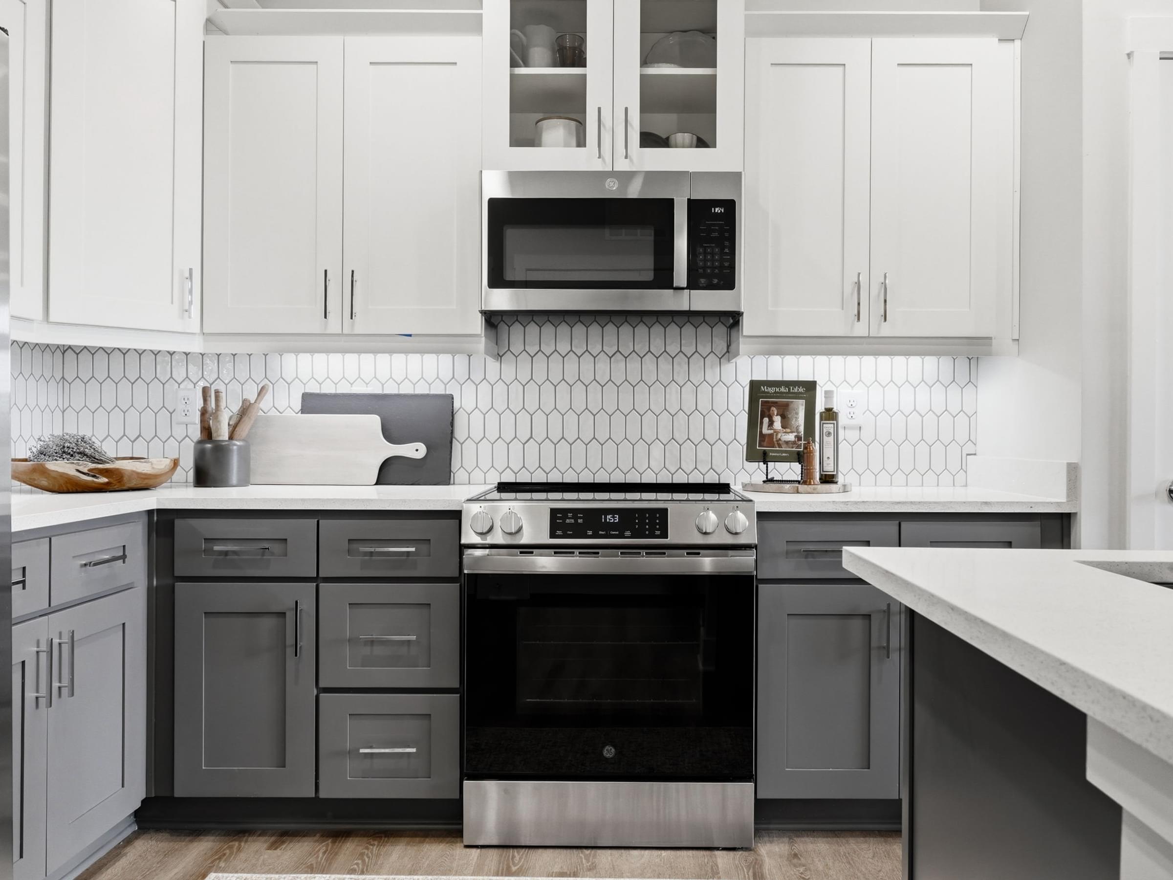 Stainless Steel Appliances, Smooth Ceramic Cooktops, and Large Kitchen Pantries and Storage