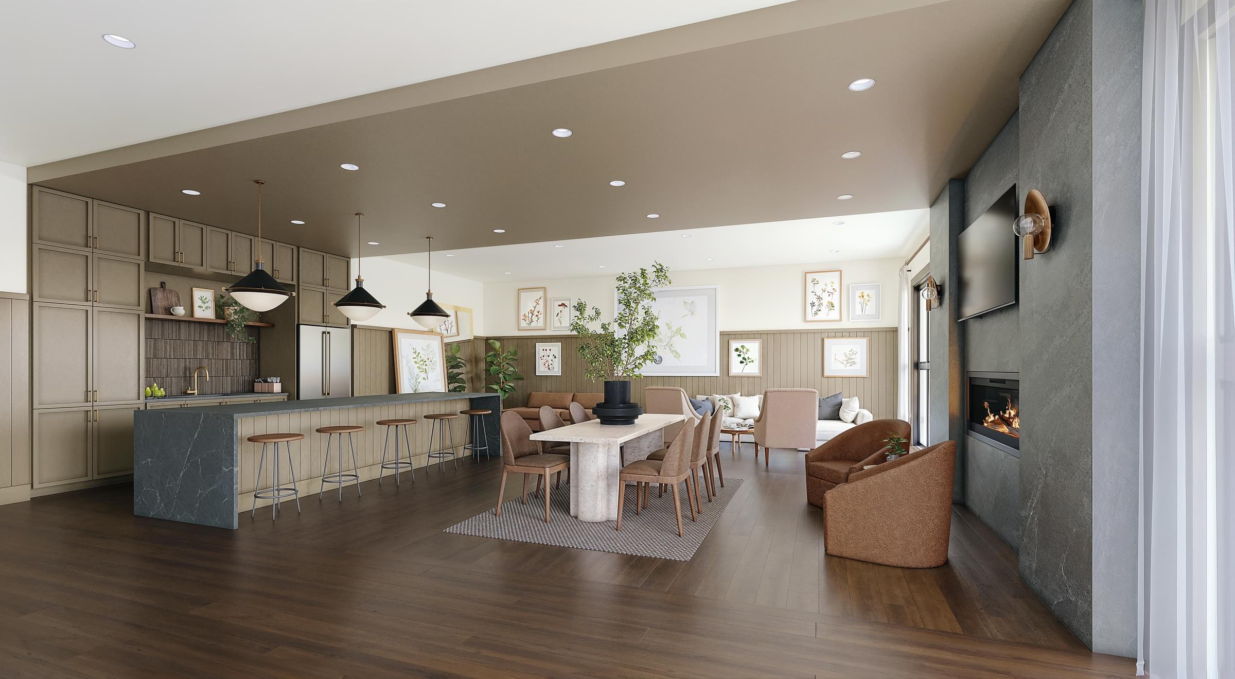 Luxury Clubhouse And Resident Lounge