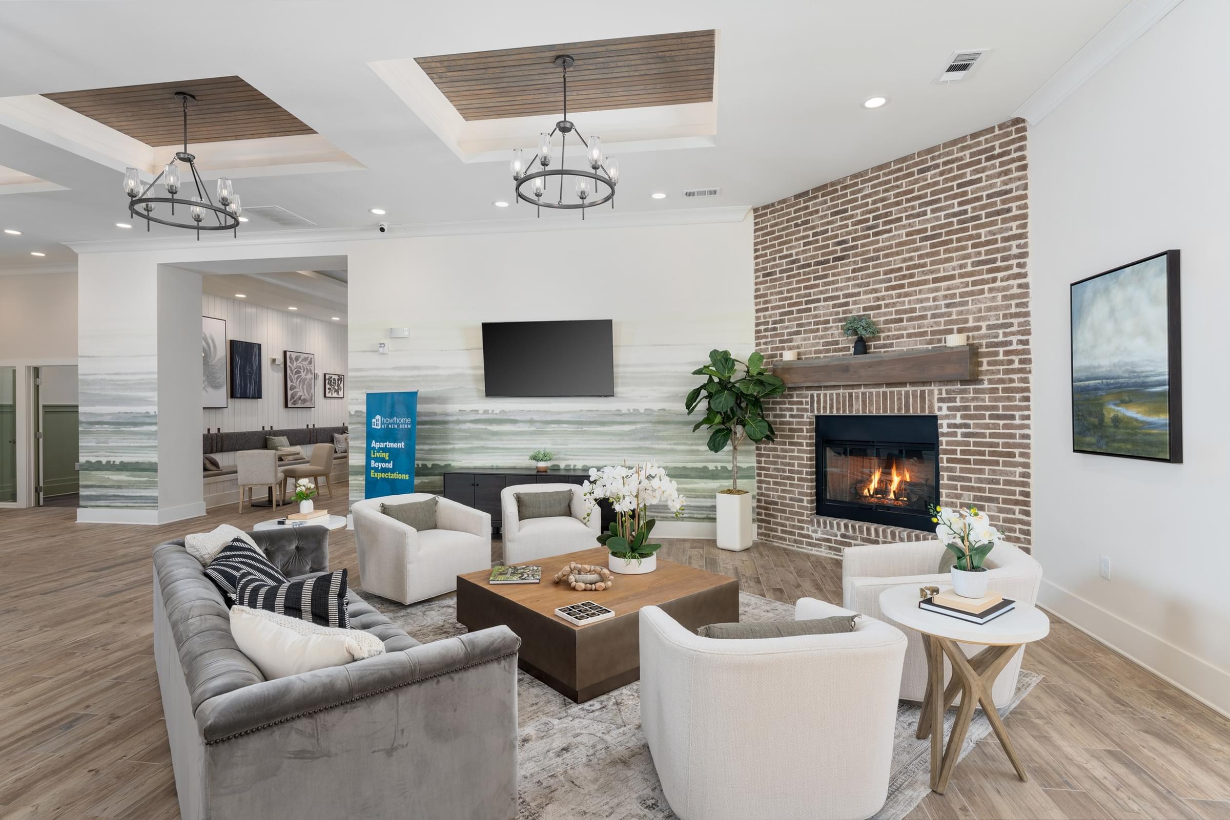 Resident Lounge with Complimentary Coffee Bar