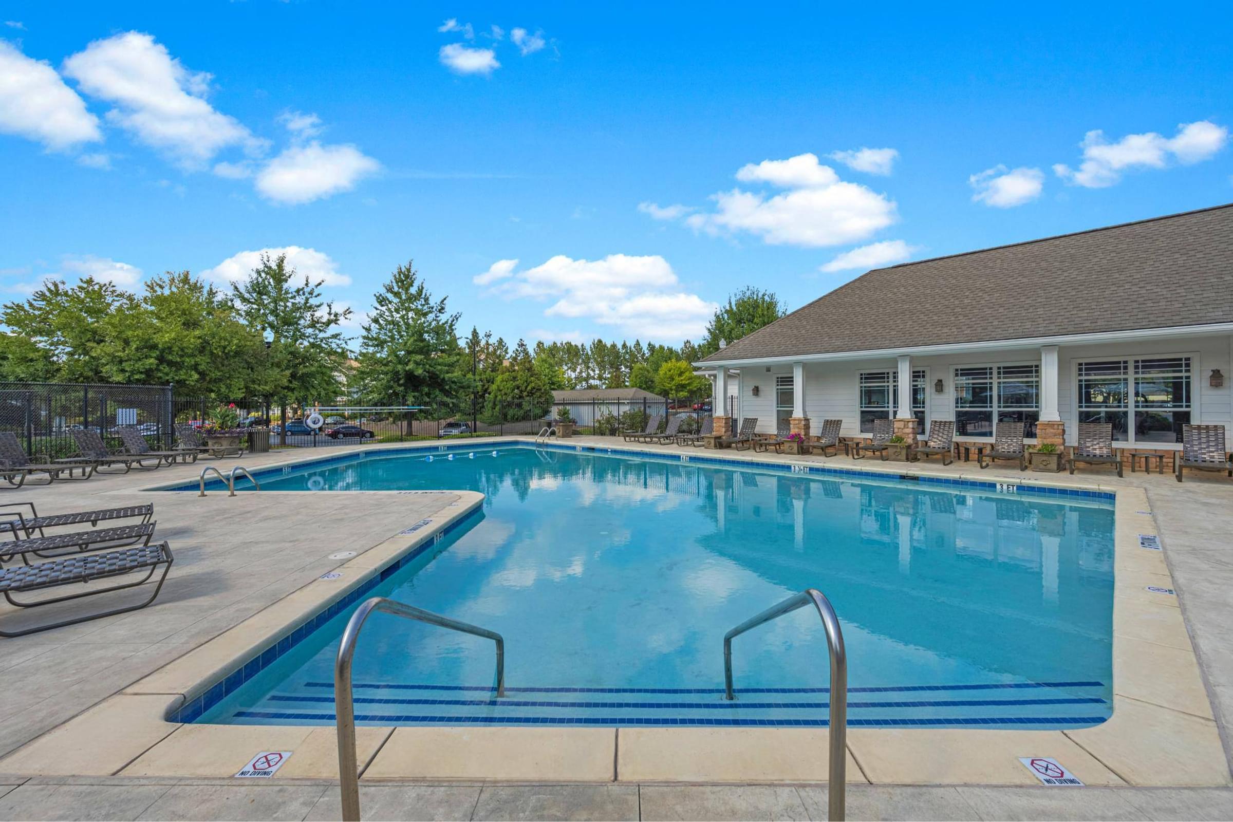 our resort style swimming pool is open to the community