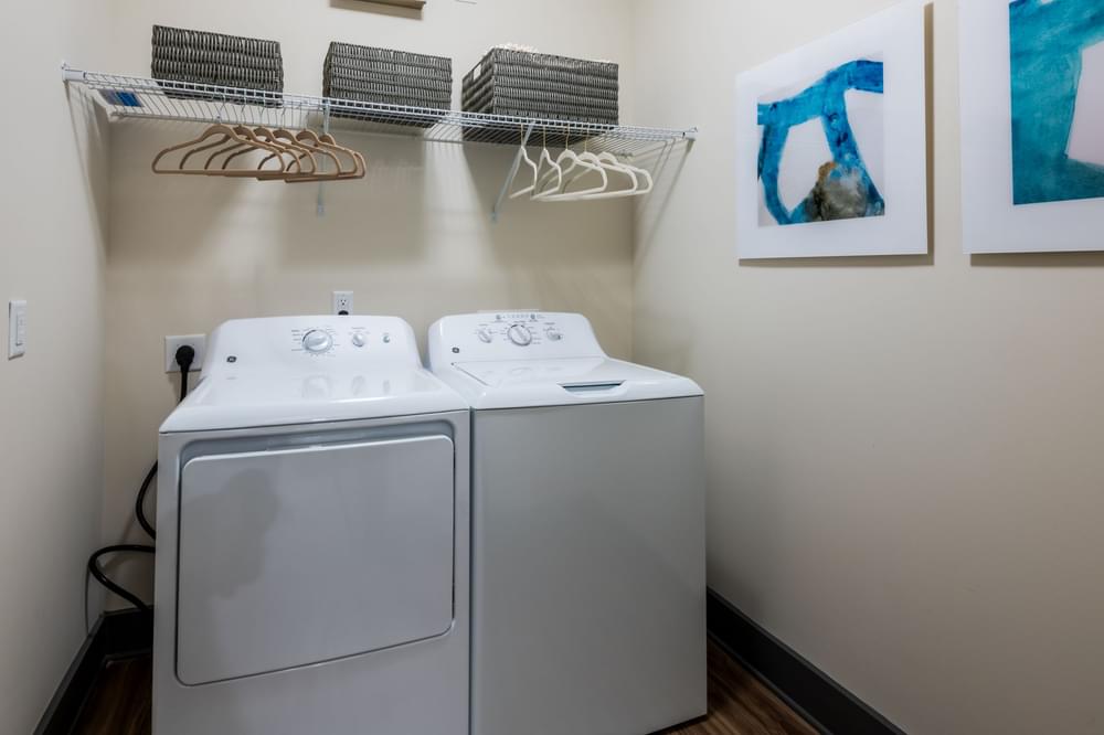 Laundry Room at Hawthorne at Parkside in Cary, NC