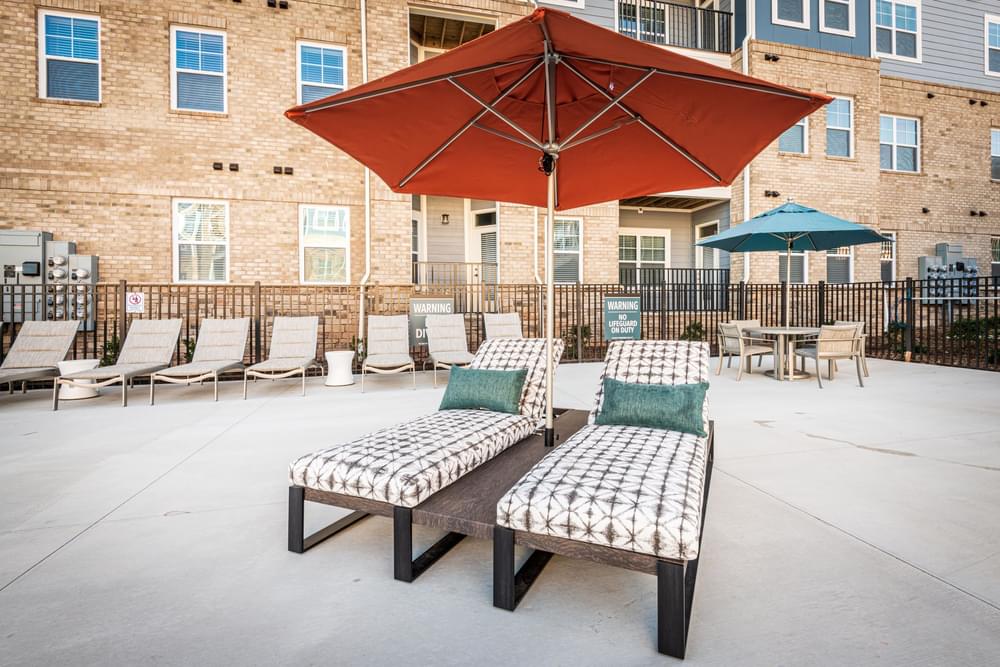 Spacious Sundeck at Hawthorne at Parkside in Cary, NC