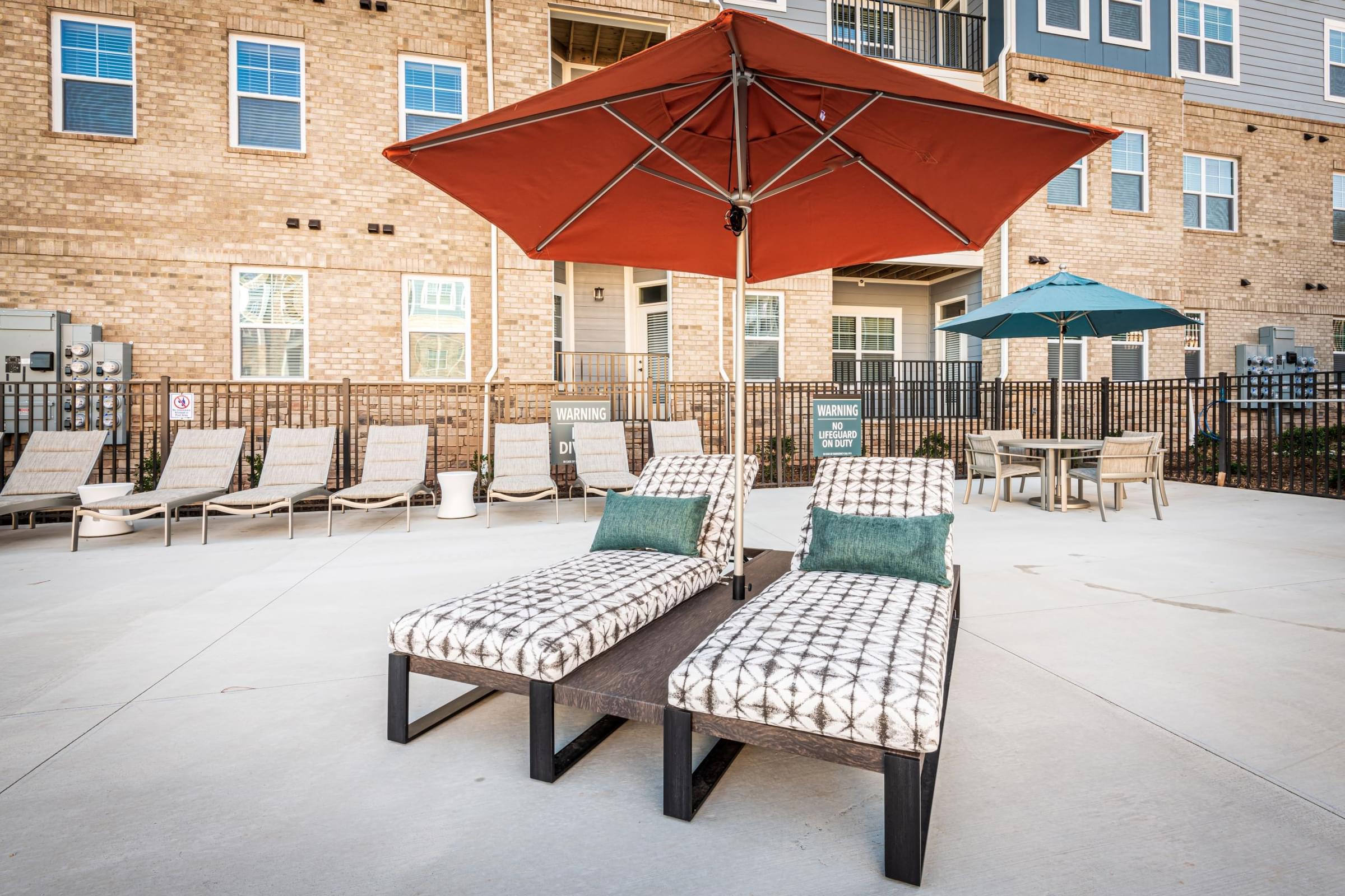 Spacious Sundeck at Hawthorne at Parkside in Cary, NC Spacious Sundeck at Hawthorne at Parkside in Cary, NC