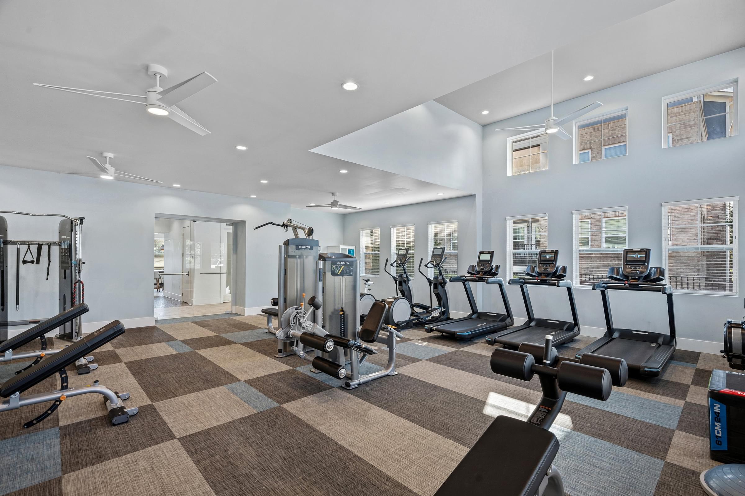 24-Hour Fitness Center with Club Quality Equipment and Health Hub