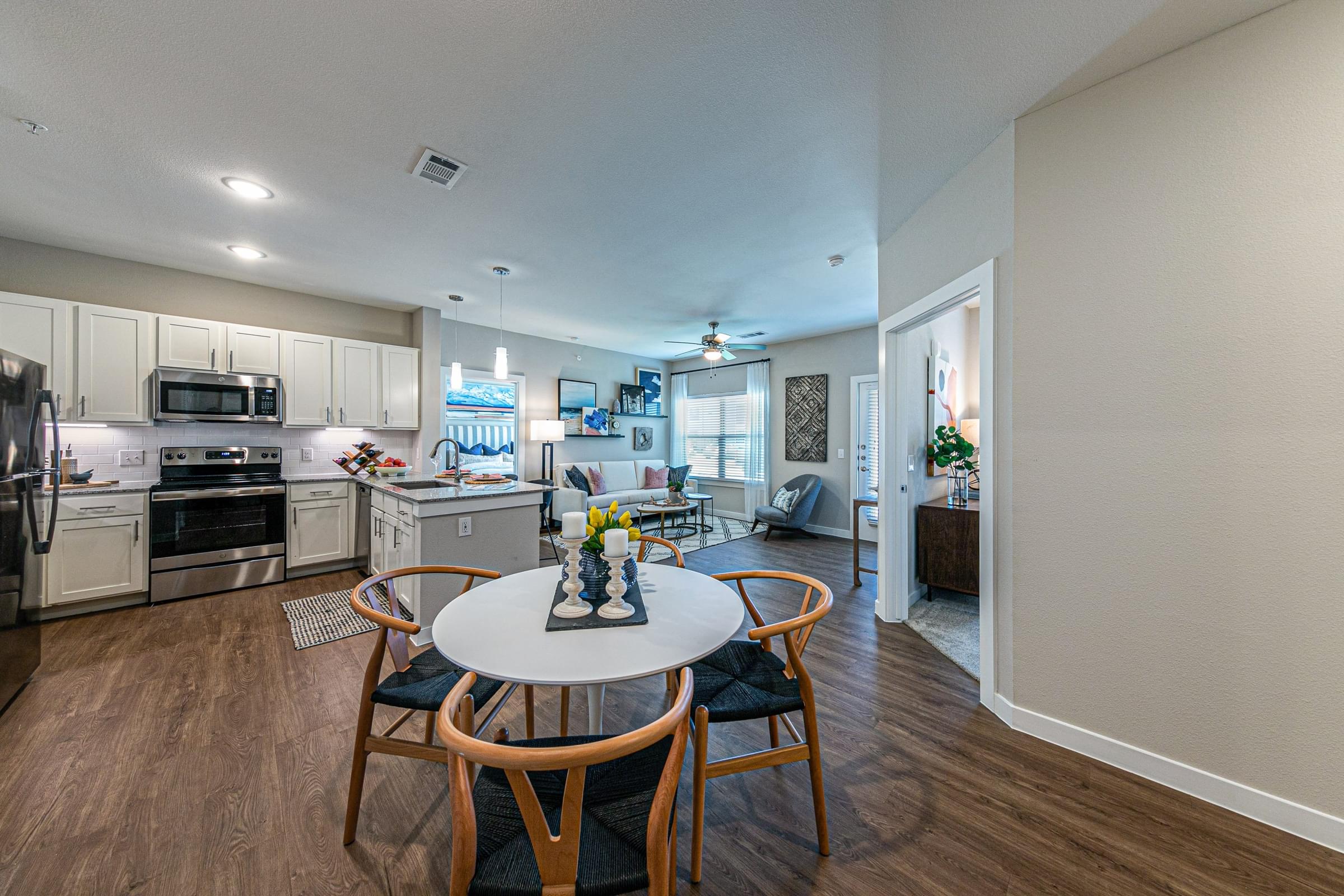 Open Concept Floorplan with Separate Dining Room Area