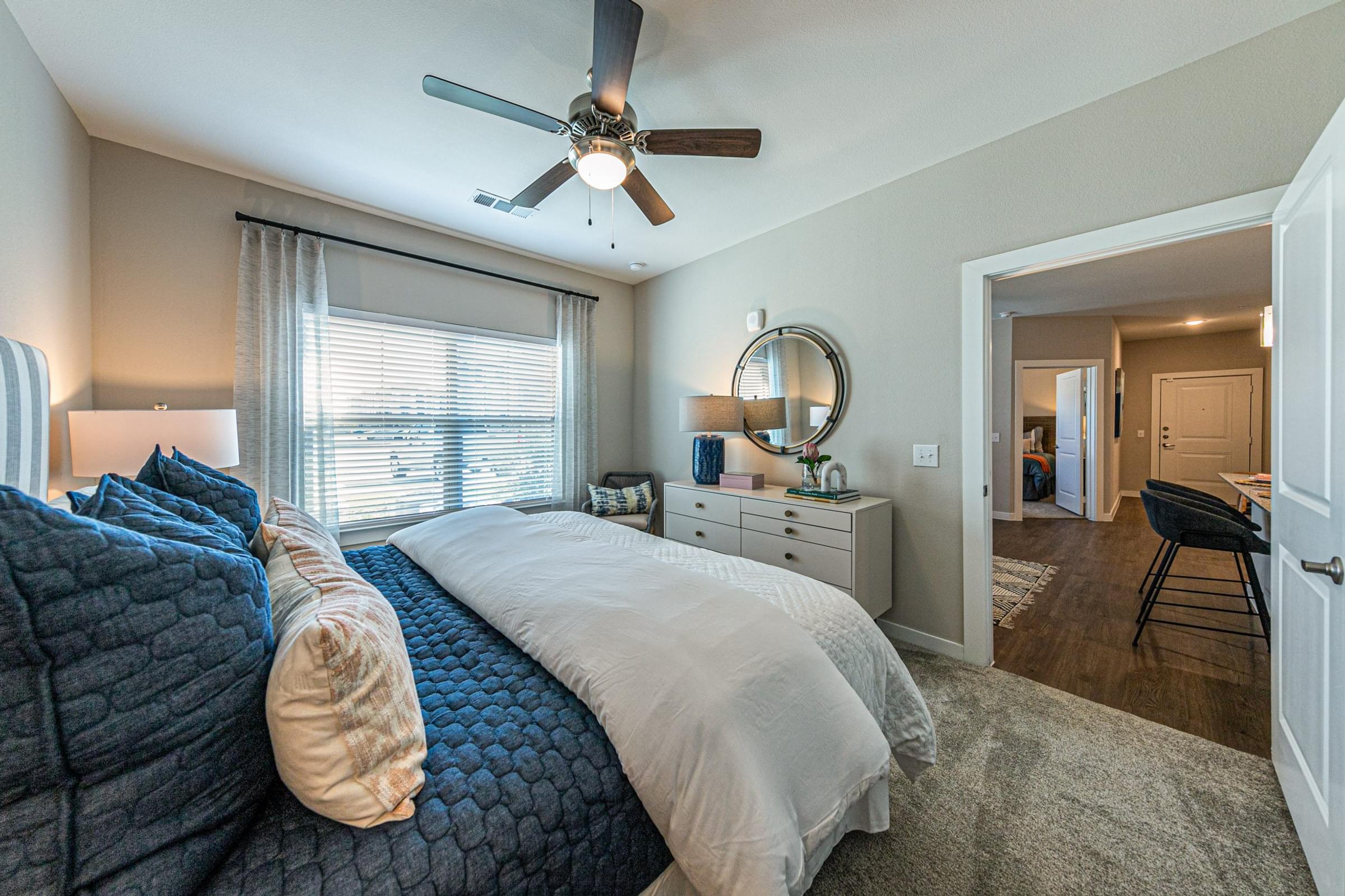 Spacious Bedroom With A Large Walk-In Closet