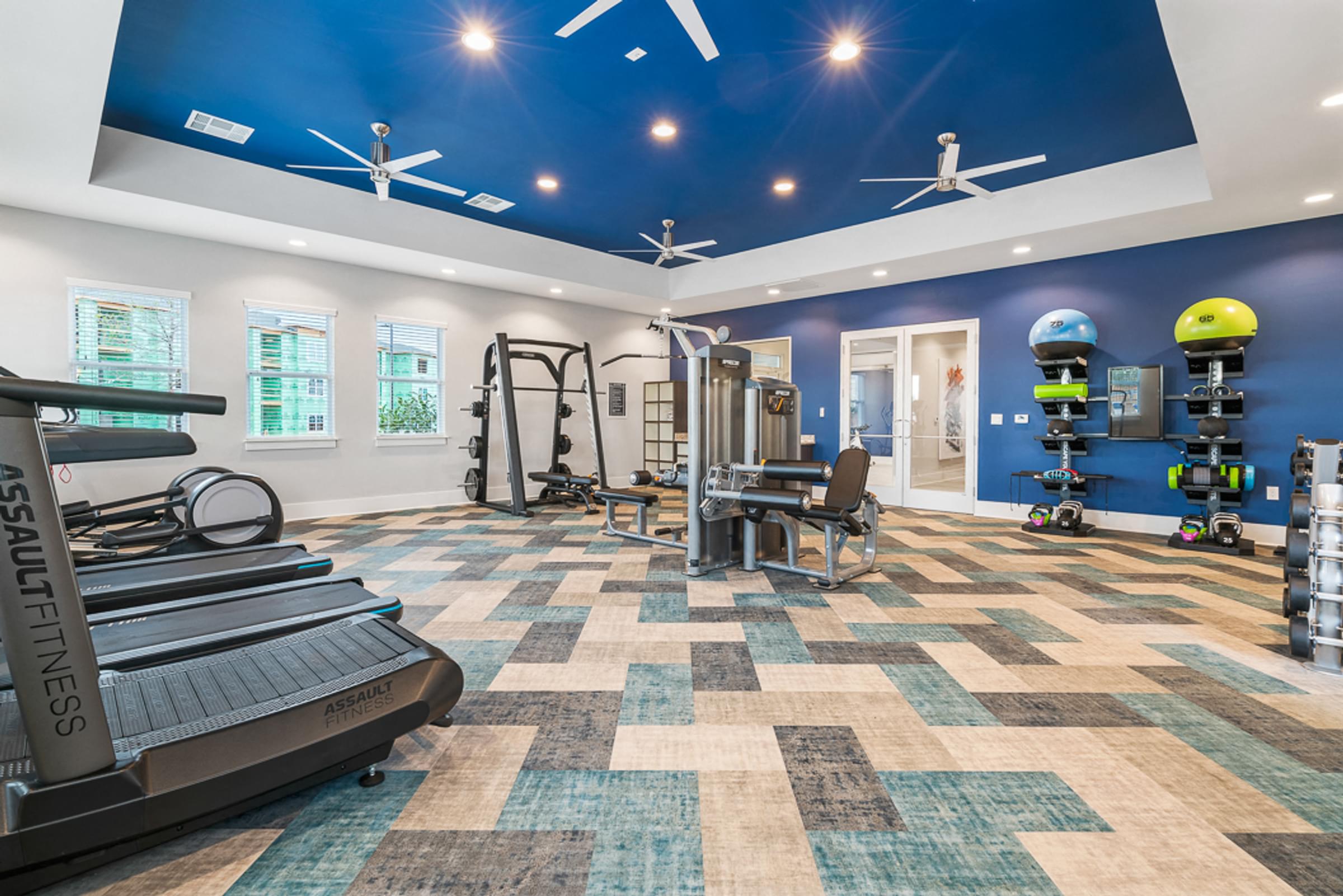 24-Hour Fitness Center with Club Quality Equipment and Health Hub