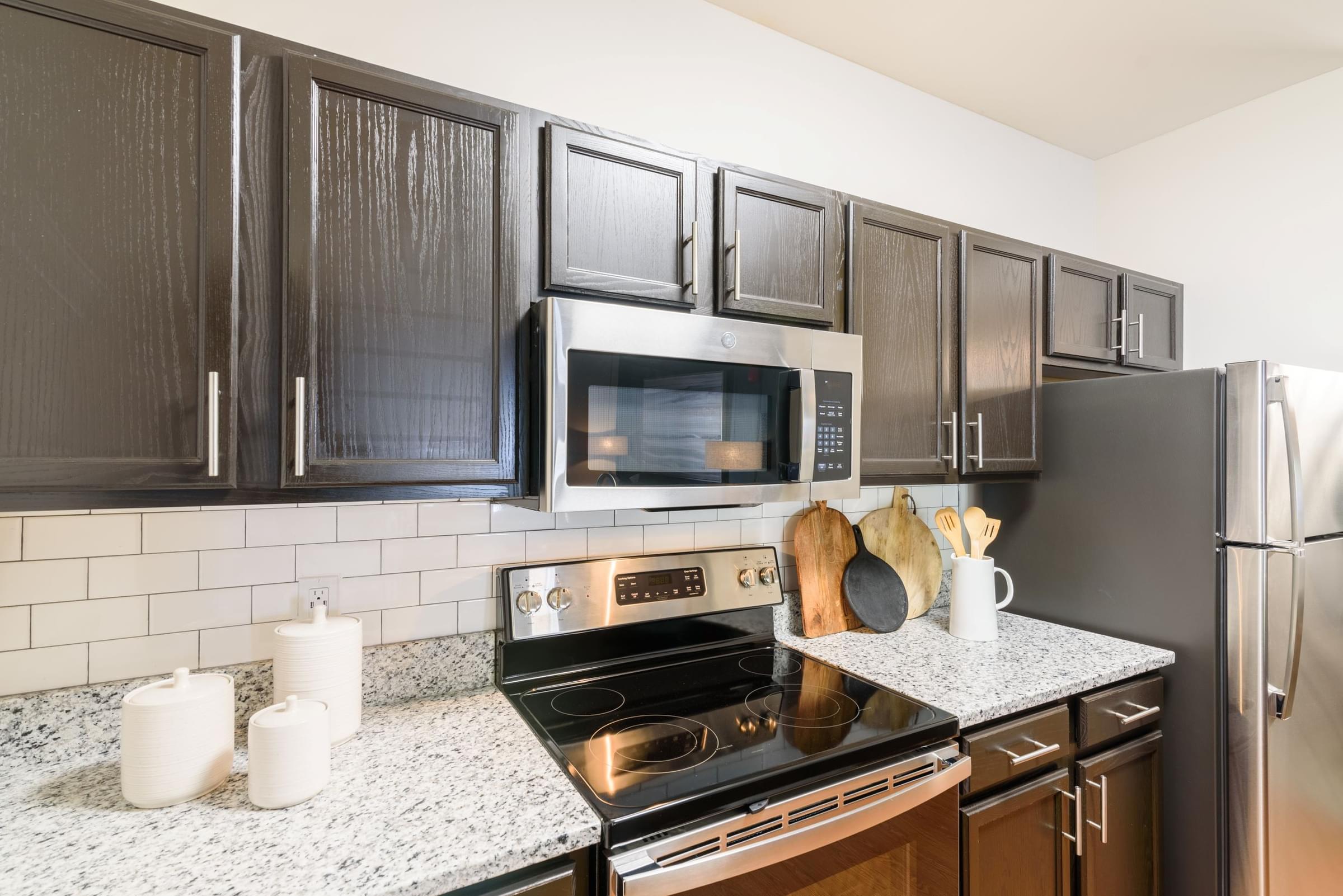 Custom Designed Kitchen with Ample Storage and Countertop Space