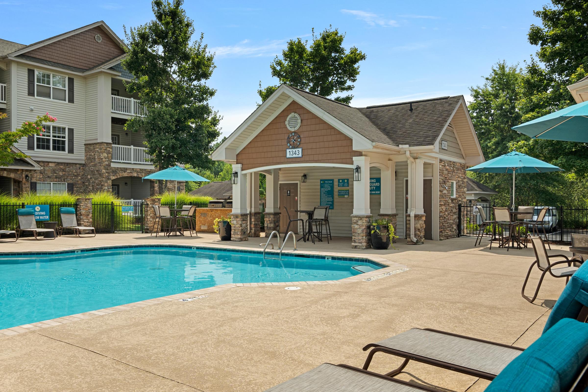 take a dip in our resort style pool