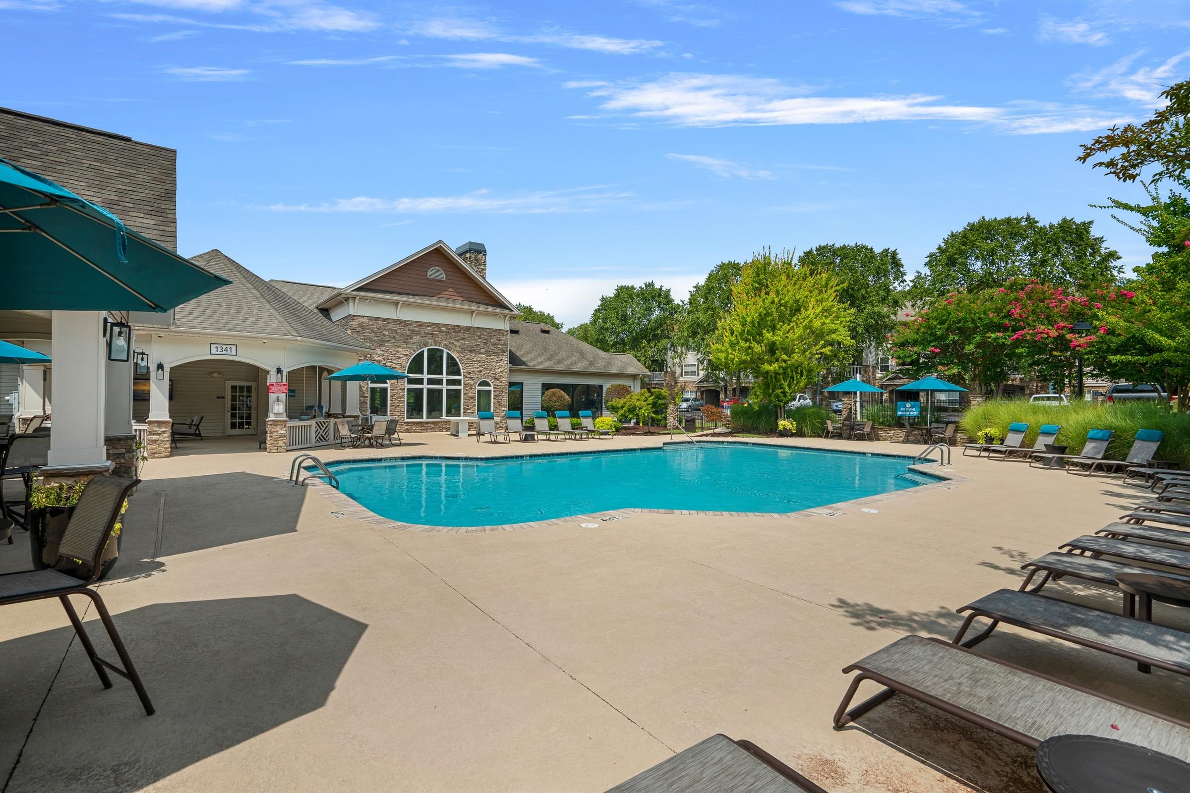 take a dip in our resort style pool