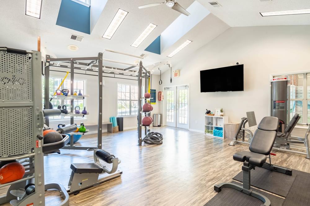 the preserve at ballantyne commons community fitness room