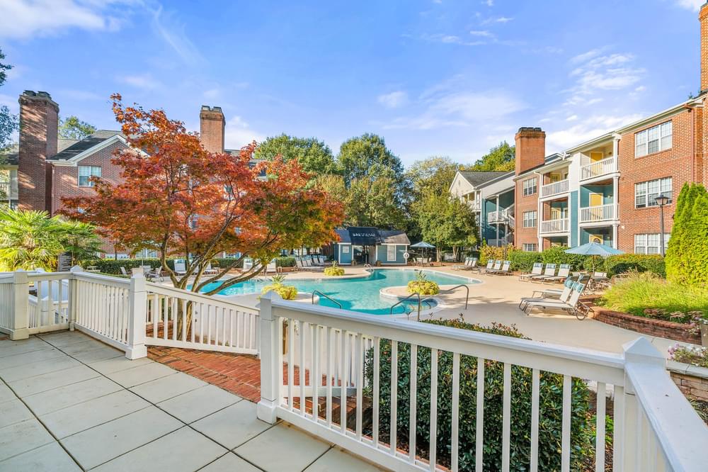 the preserve at ballantyne commons condominiums with a swimming pool