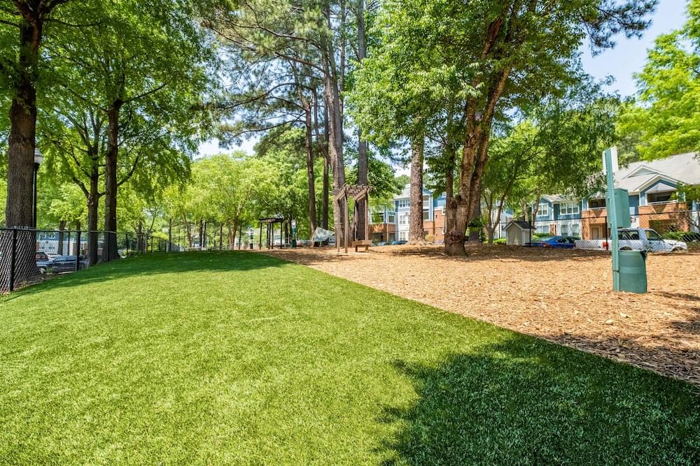 our apartments have a dog park with plenty of room to run and play