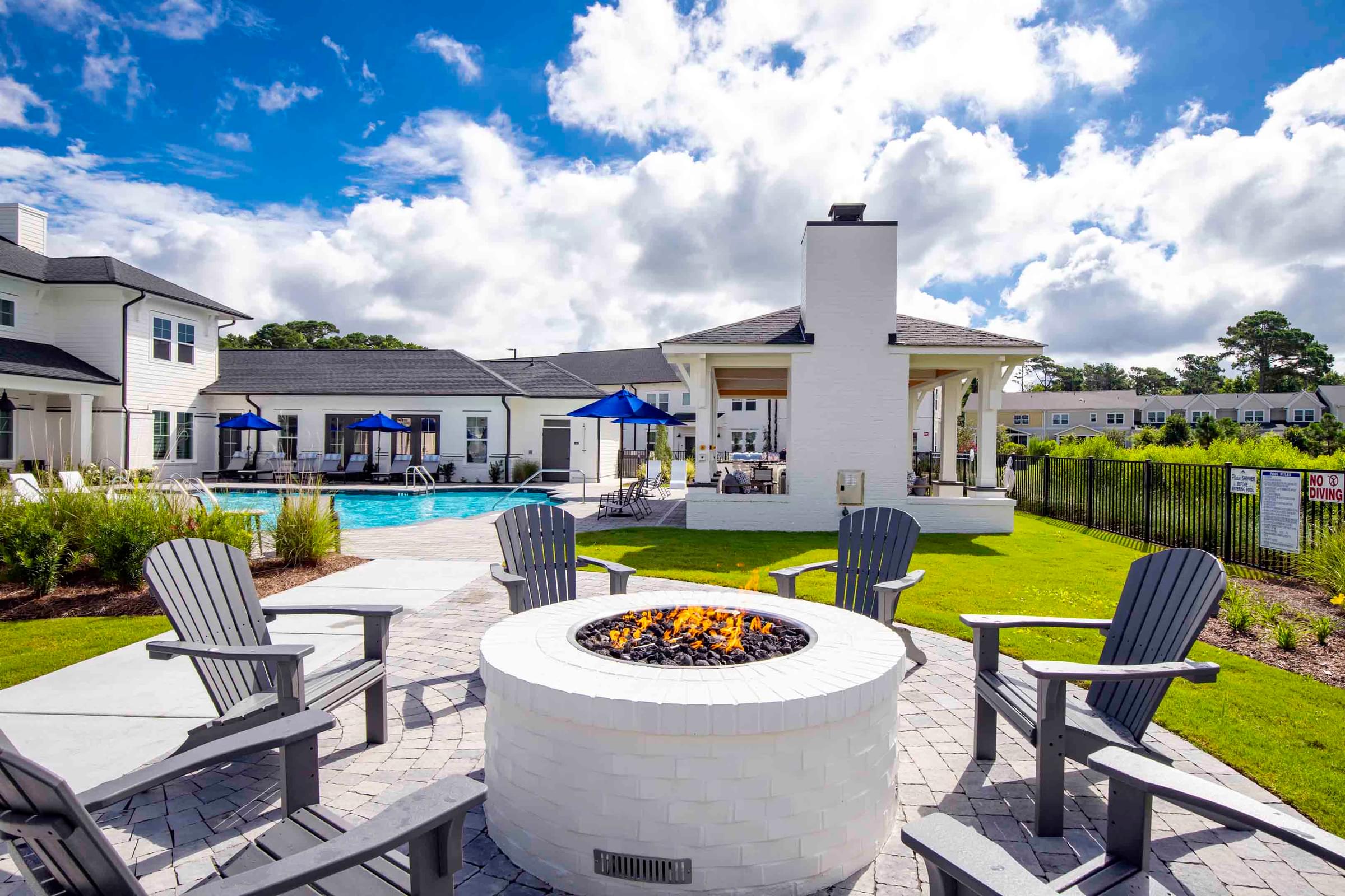 Cozy Fireside Lounge with Covered Pavilion and Grills