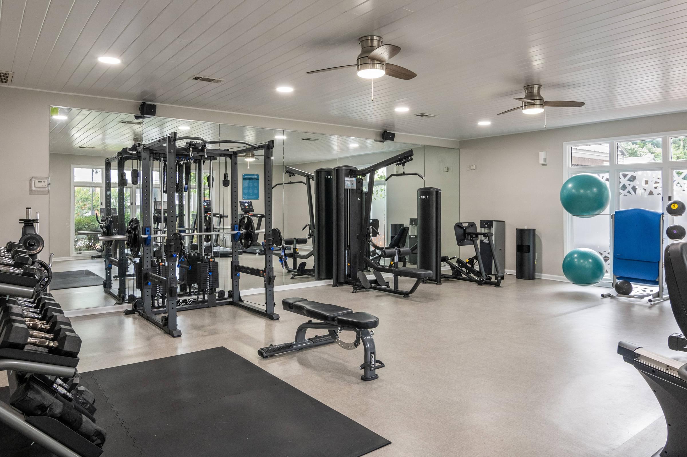 24-Hour Fitness Center with Cardio and Free Weights