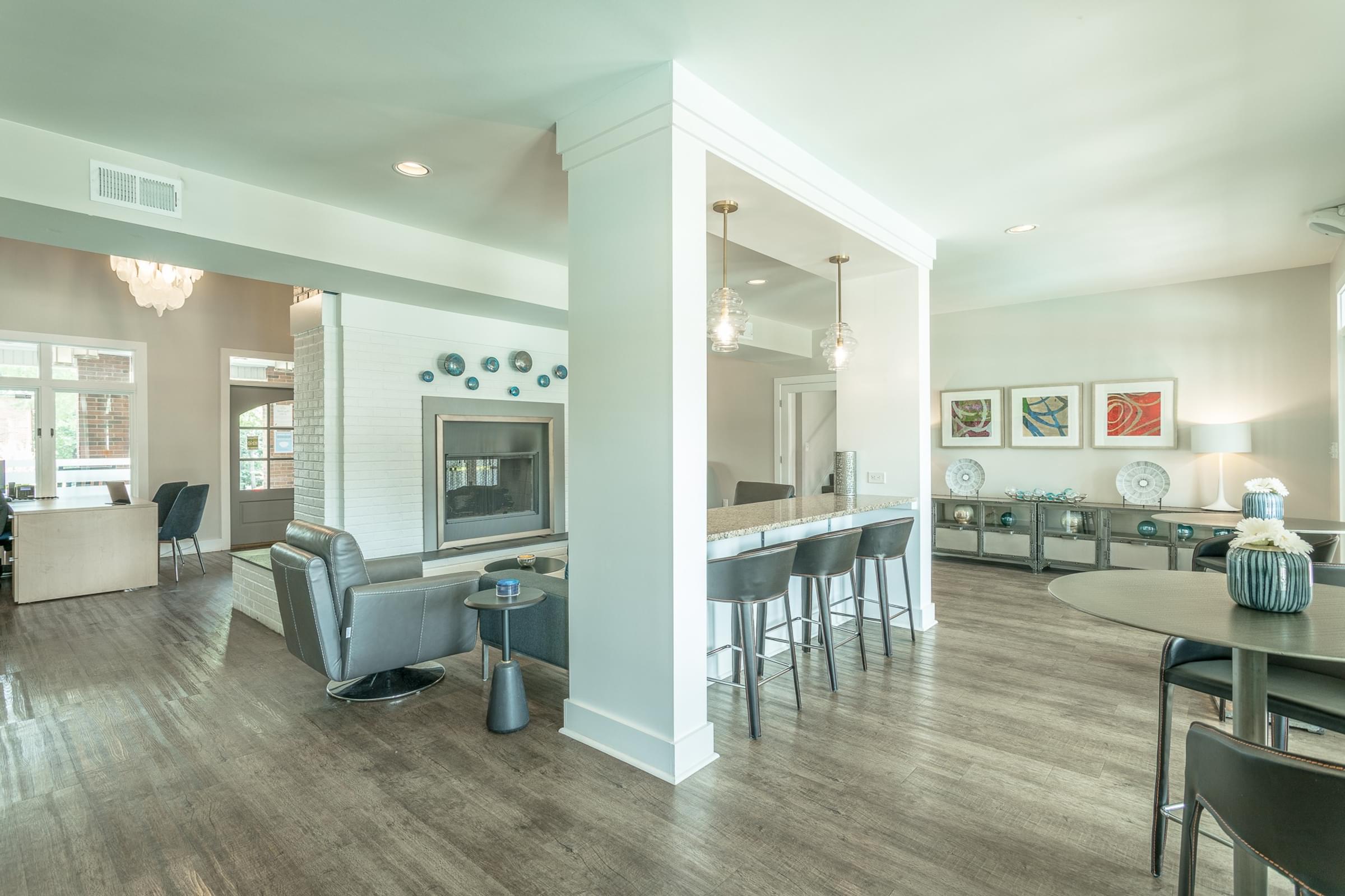 Clubhouse at Hawthorne at the Ridge in Madison, AL Clubhouse at Hawthorne at the Ridge in Madison, AL