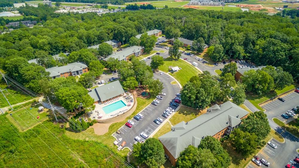 Aerial View of Hawthorne at the Ridge in Madison, AL