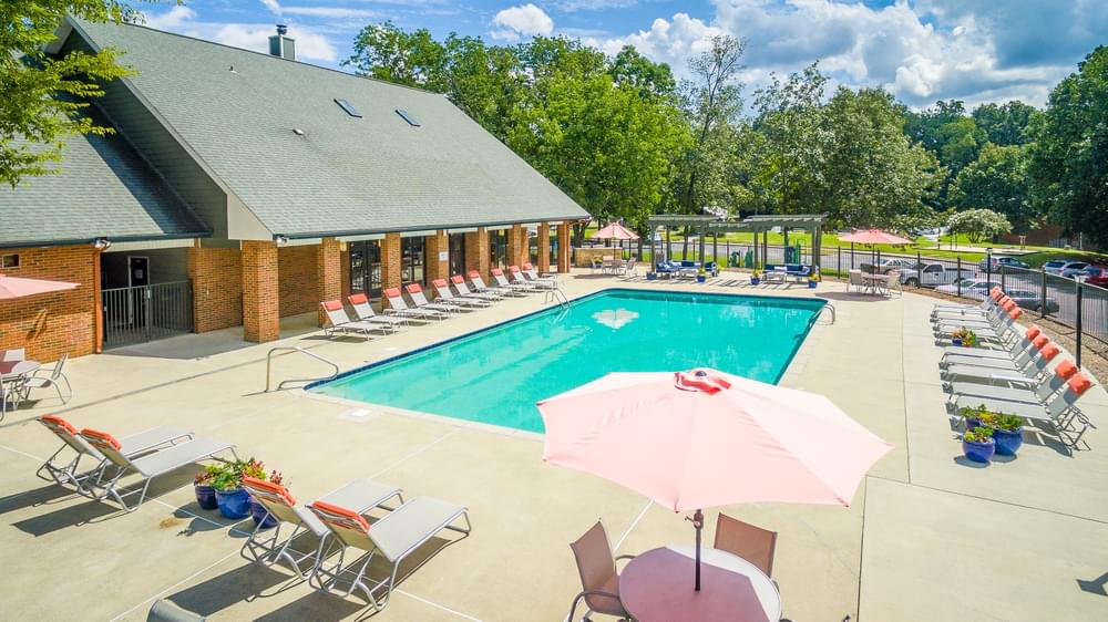 Sparkling Swimming Pool with Spacious Sundeck at Hawthorne at the Ridge in Madison, AL