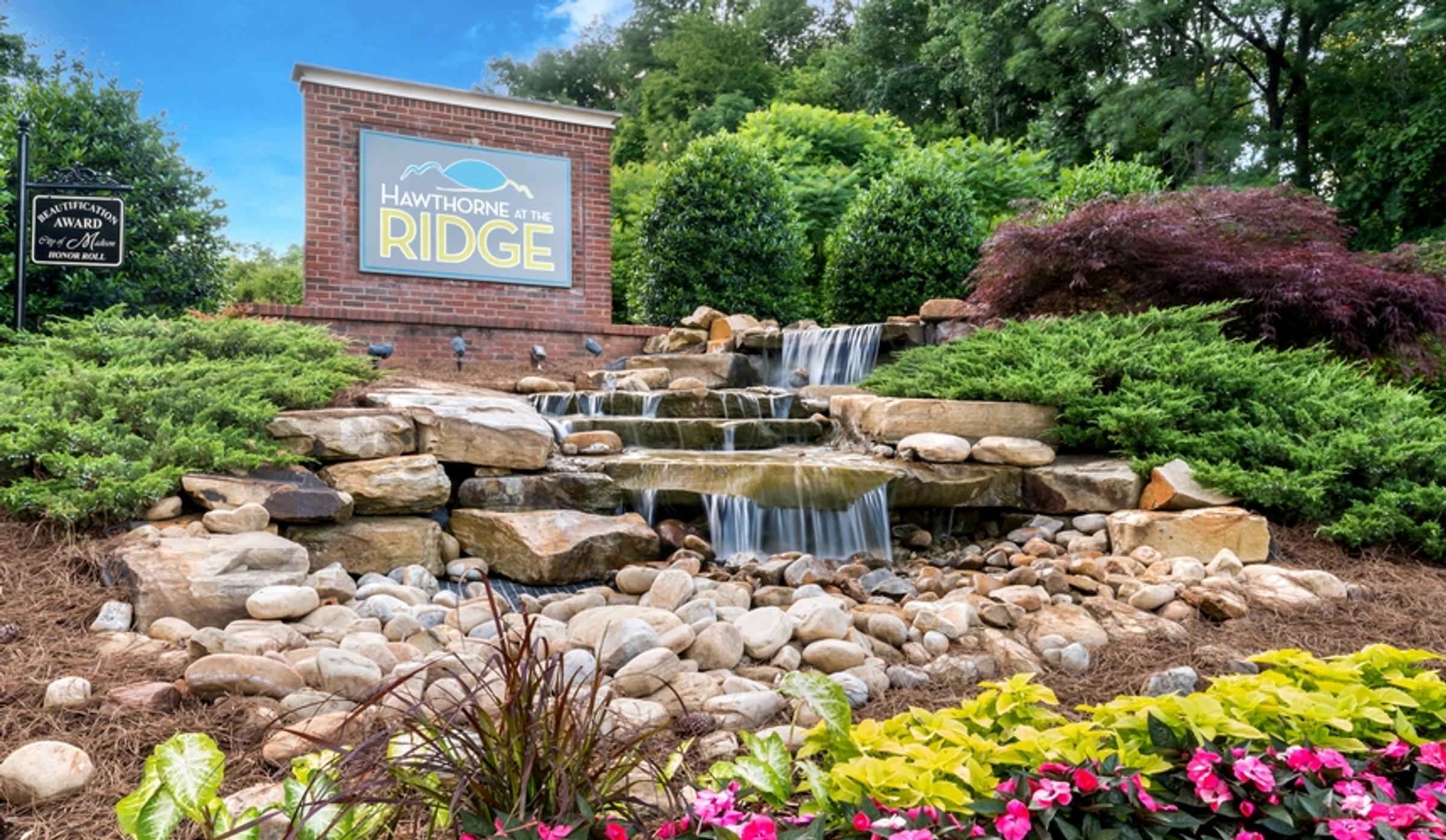 Property Monument Sign at Hawthorne at the Ridge in Madison, AL 35758 Property Monument Sign at Hawthorne at the Ridge in Madison, AL 35758