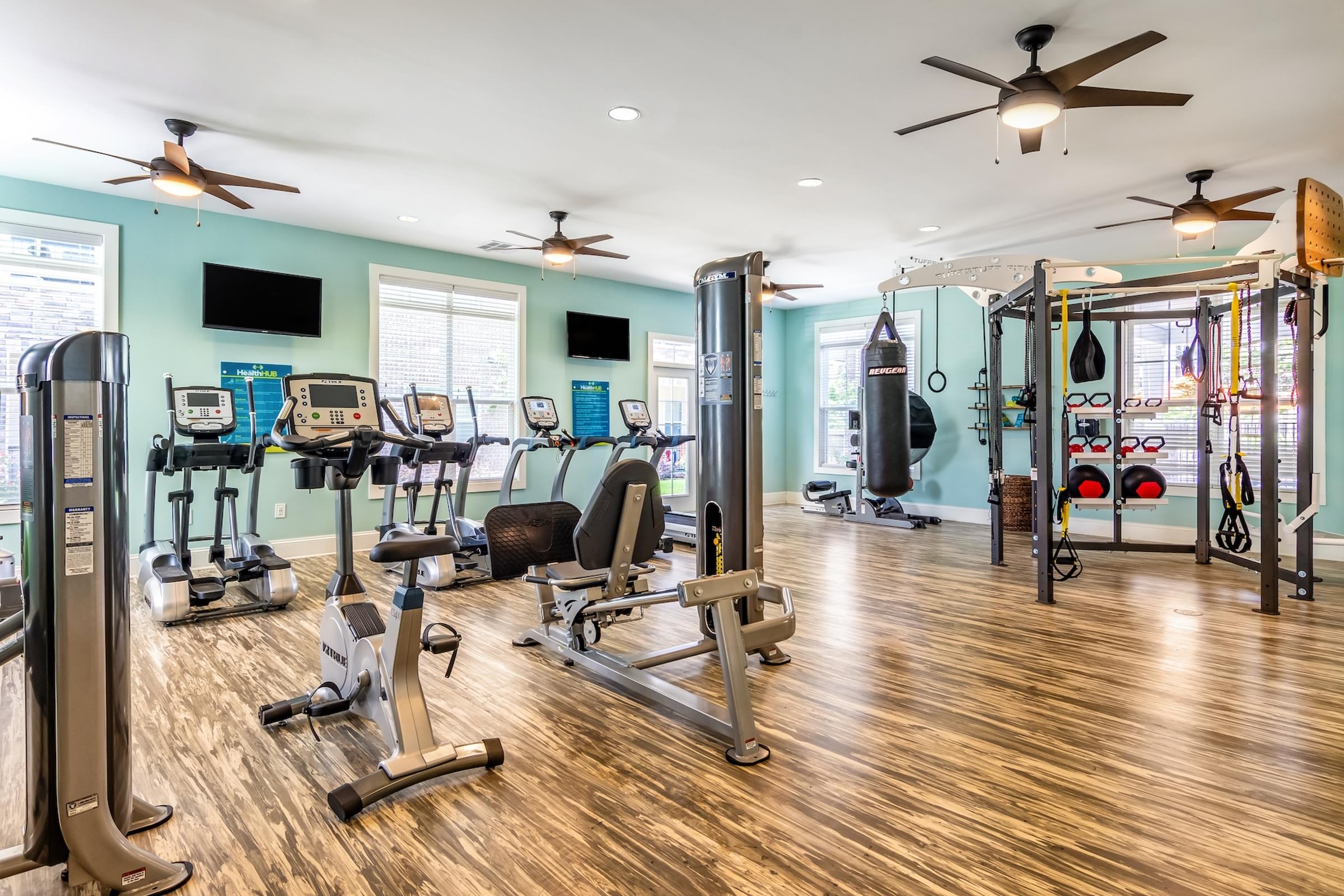 24-Hour Club Quality Fitness Center with Health Hub