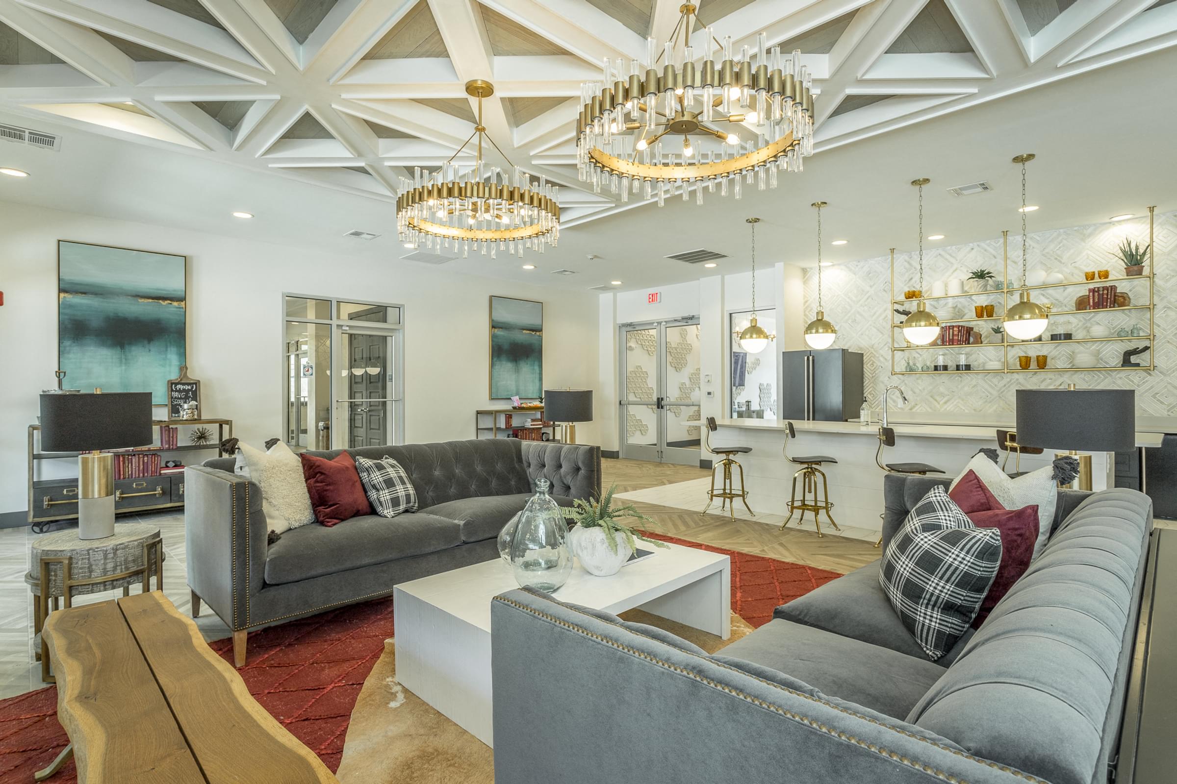 Relax inside the Hawthorne at the W Clubhouse Hawthorne at the W Clubhouse