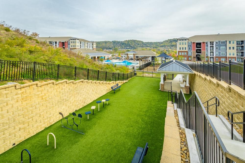Leash-Free Bark Park at Hawthorne at the W in Chattanooga, TN