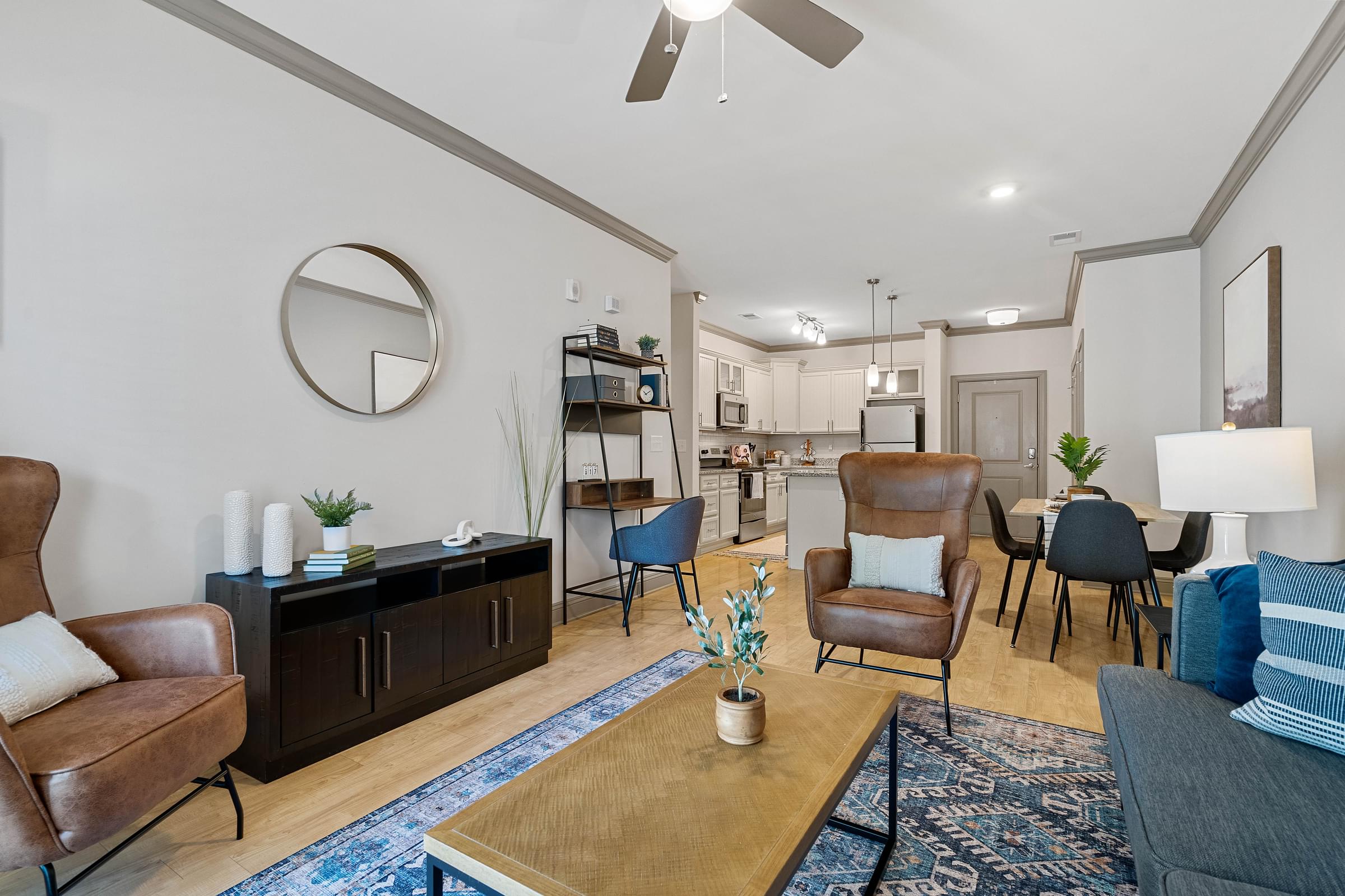 Open-Concept Floorplans with Luxury Plank Style Flooring