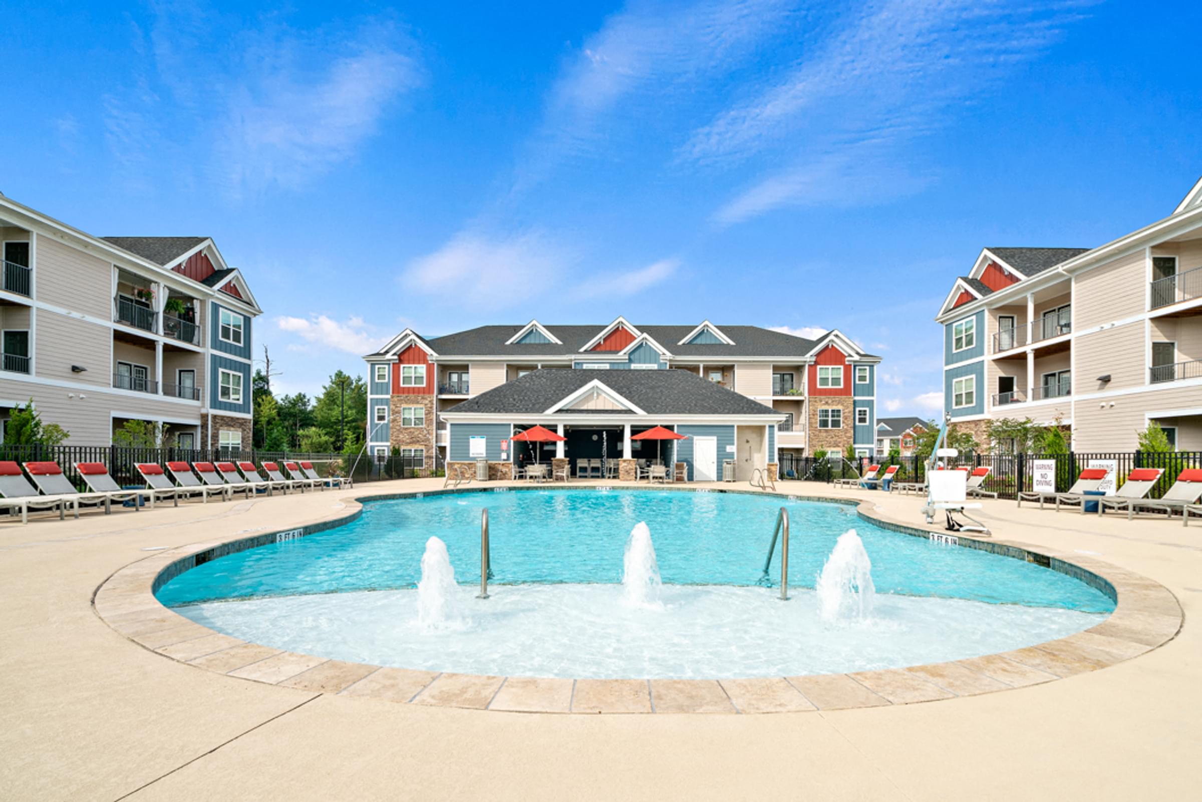 Saltwater Swimming Pool With Expansive Sundeck