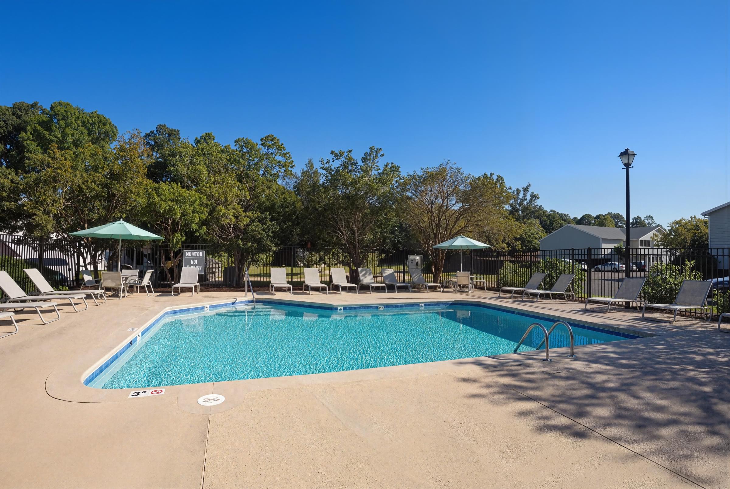 Saltwater Swimming Pool with Expansive Sundeck