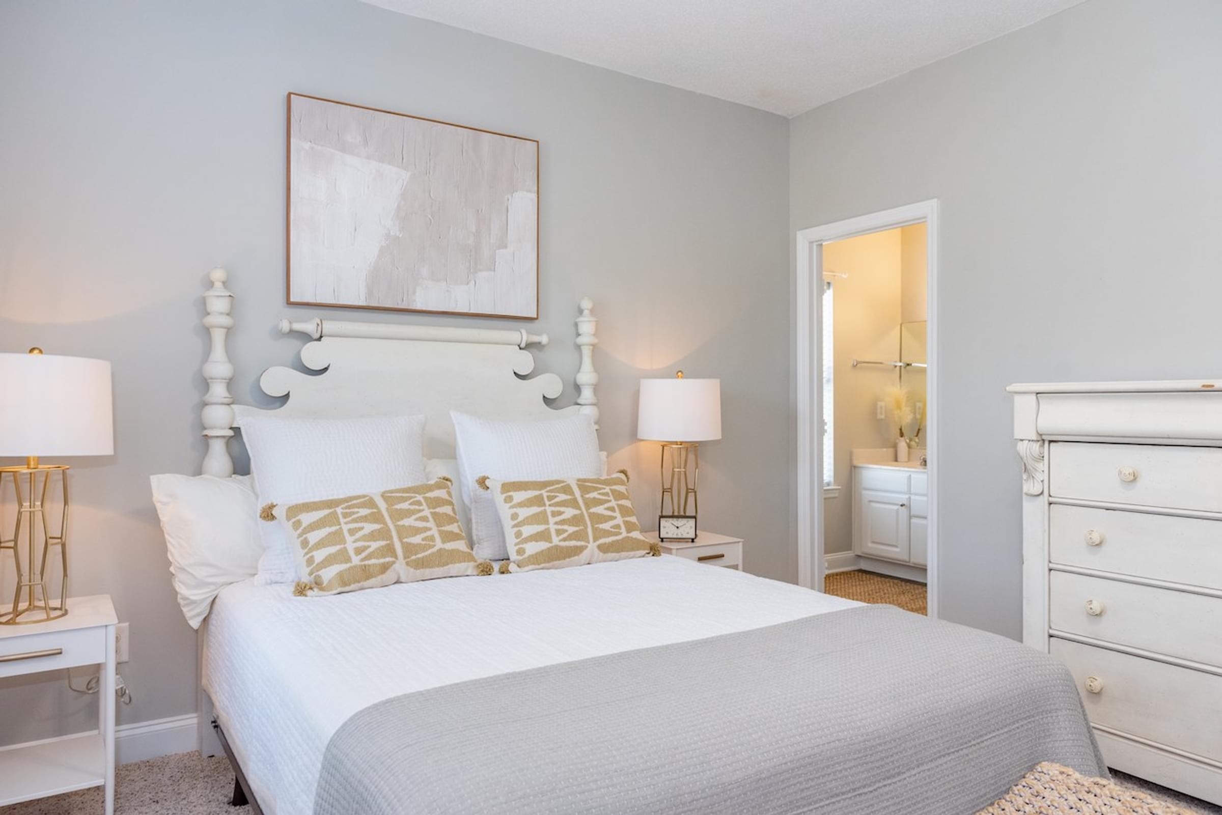 Spacious Bedrooms with Large Windows and Walk-In Closets