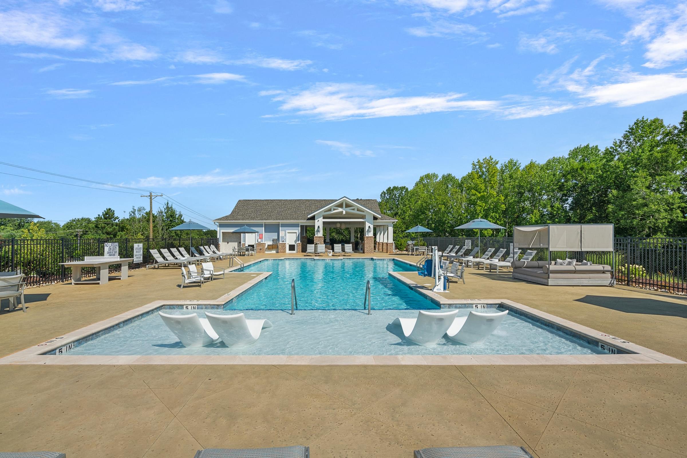 take a dip in our resort style pool