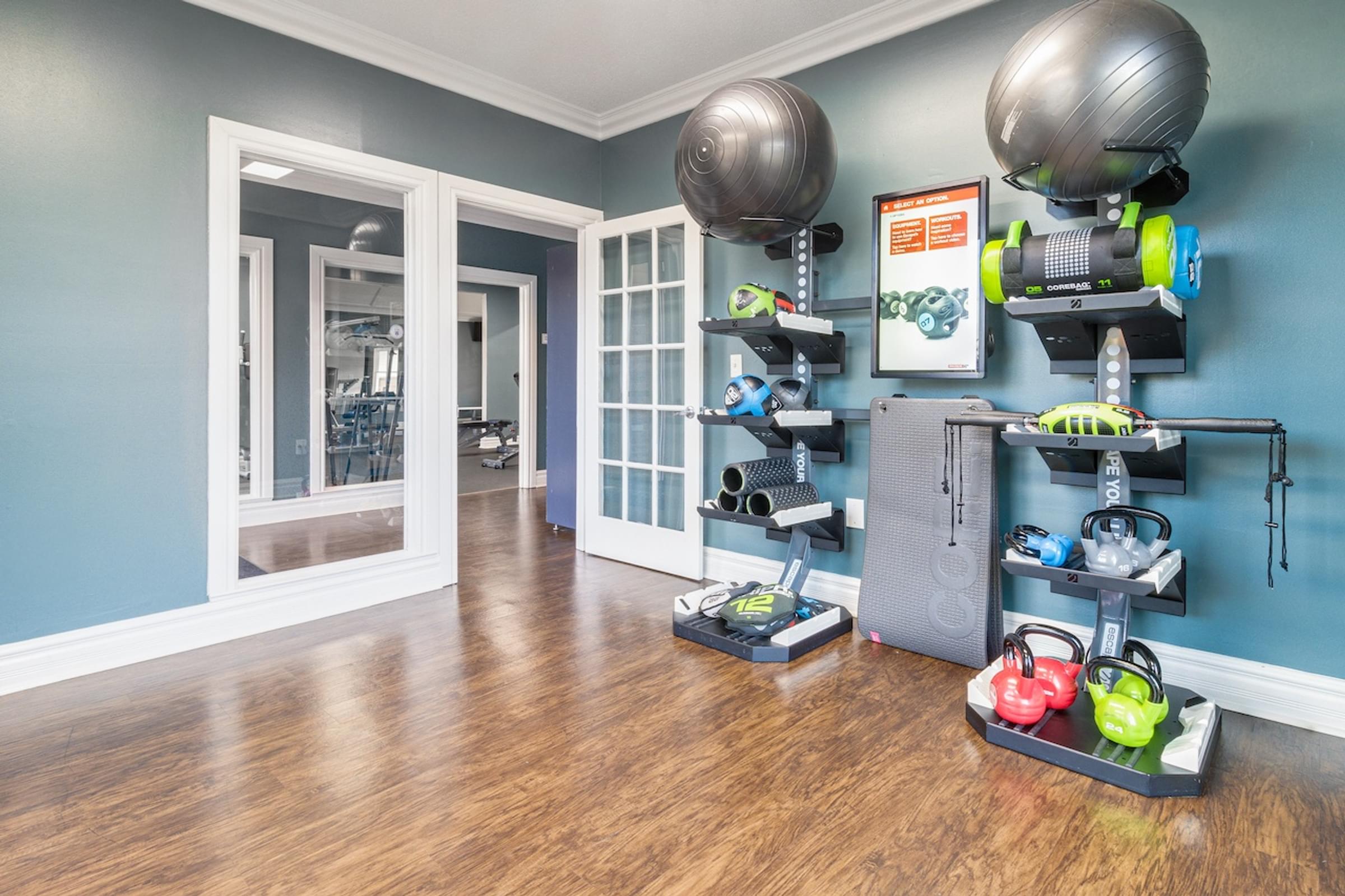 Fully Equipped Gym with Cardio and Strength Equipment