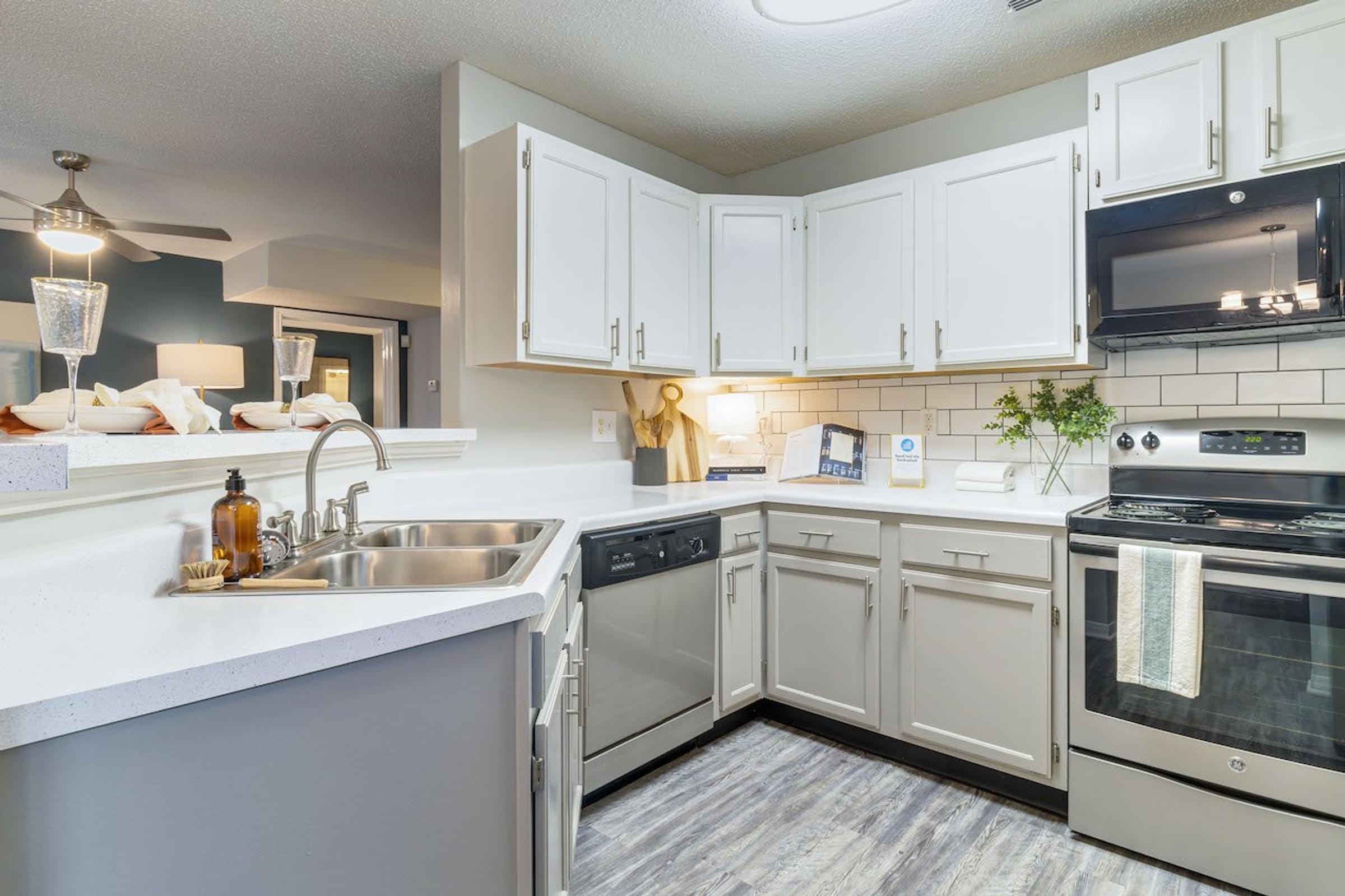Fully Equipped Kitchen with Designer Cabinetry