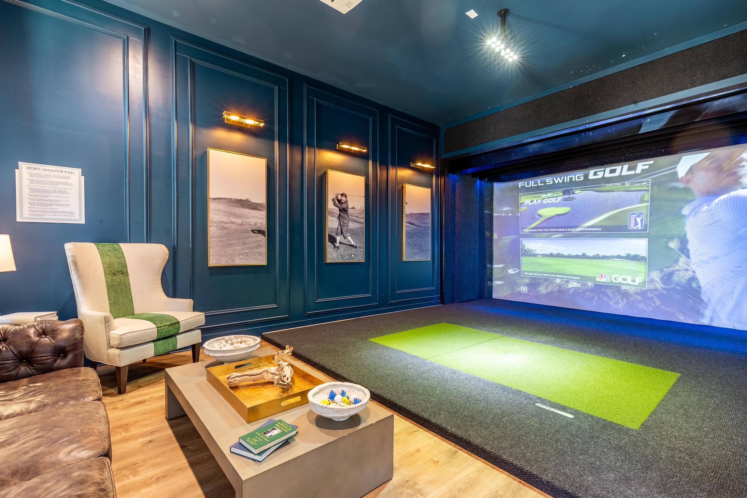 Multi Use Sports And Golf Simulator