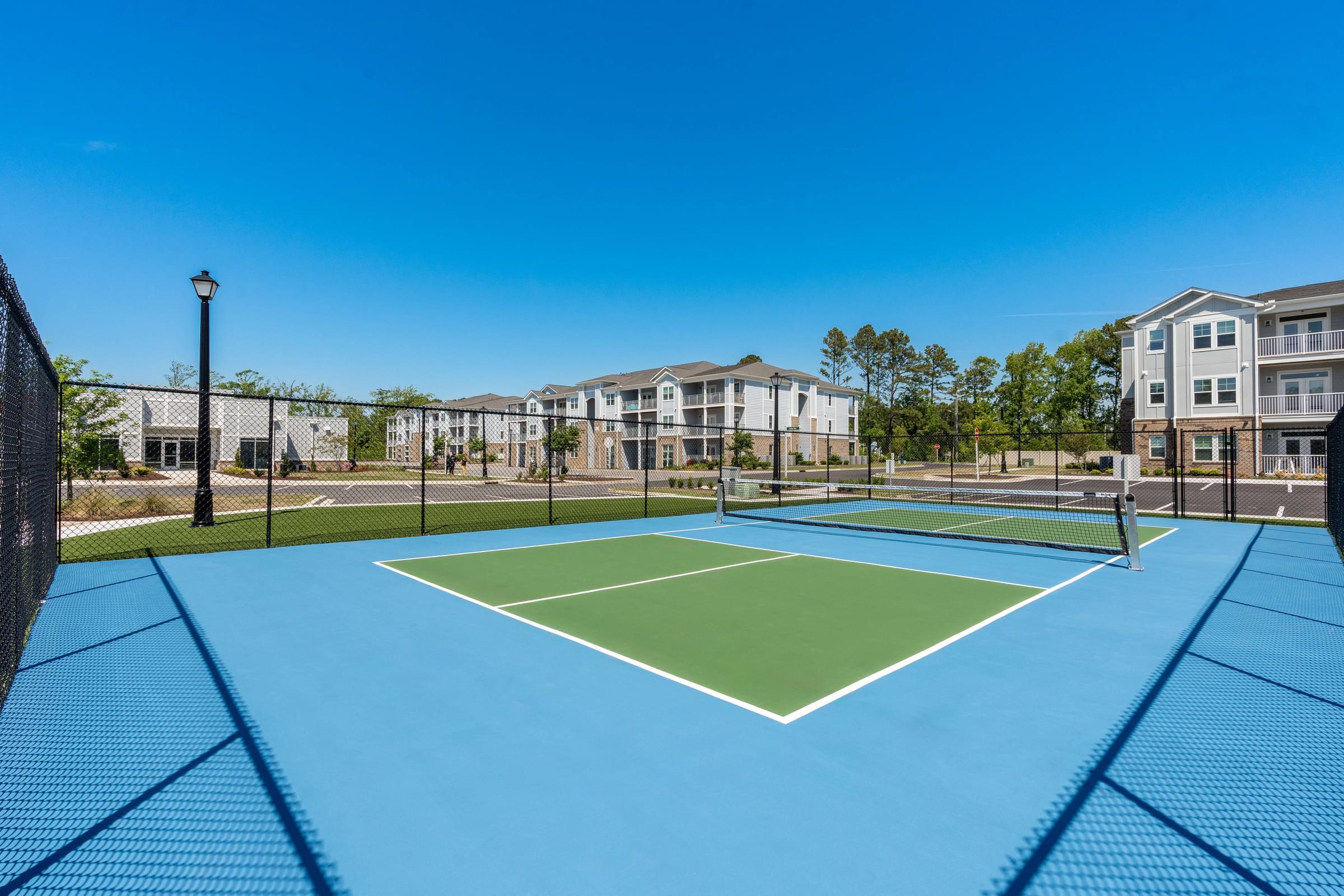 Two Pickle Ball Courts with Lighting