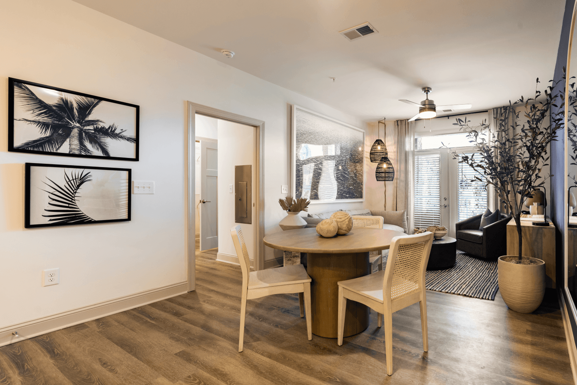 Open Concept Floor Plan with Ambient Lighting