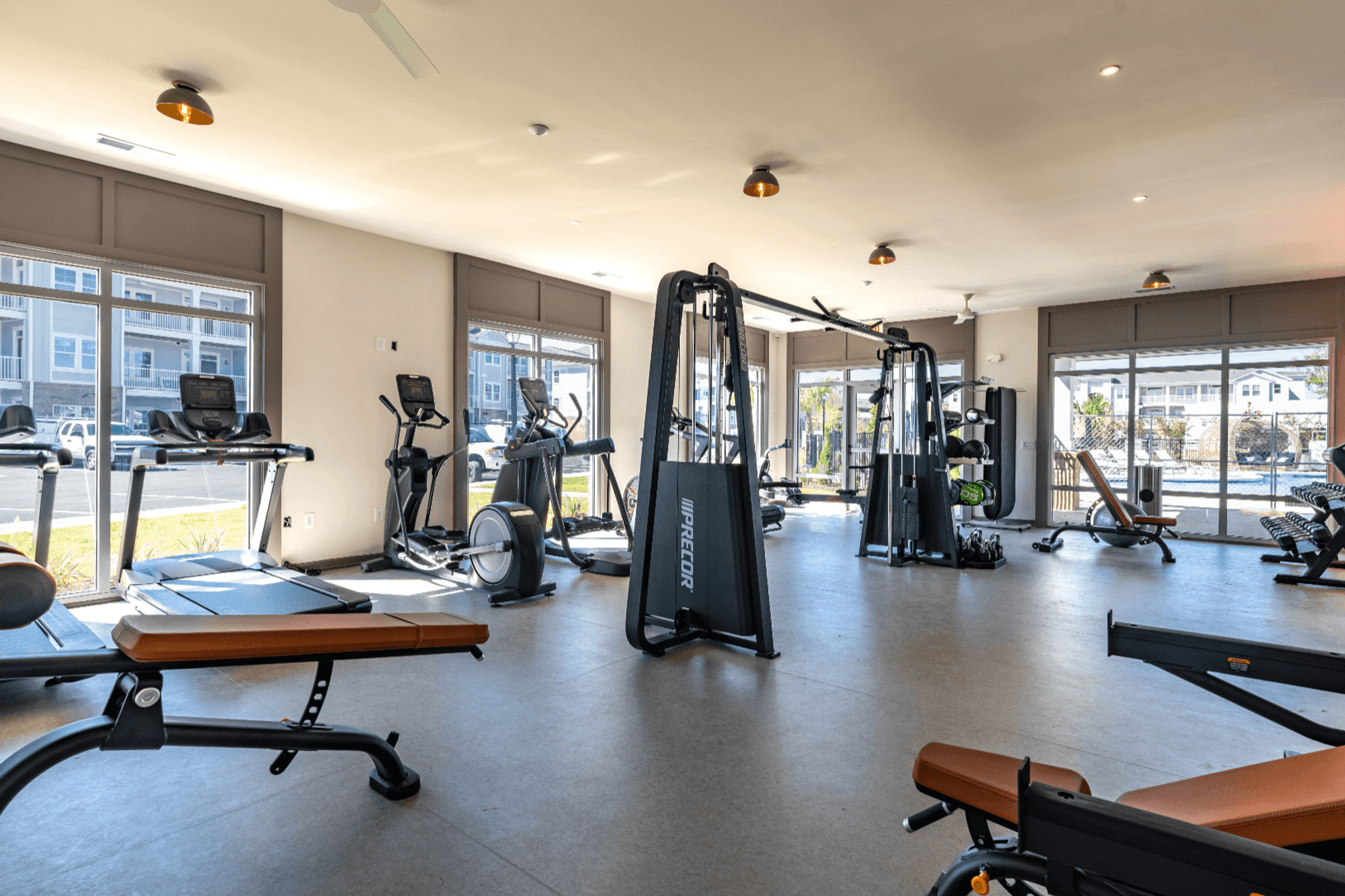 24-Hour Fitness Center with Cardio Equipment and Free WeightsFree Weights