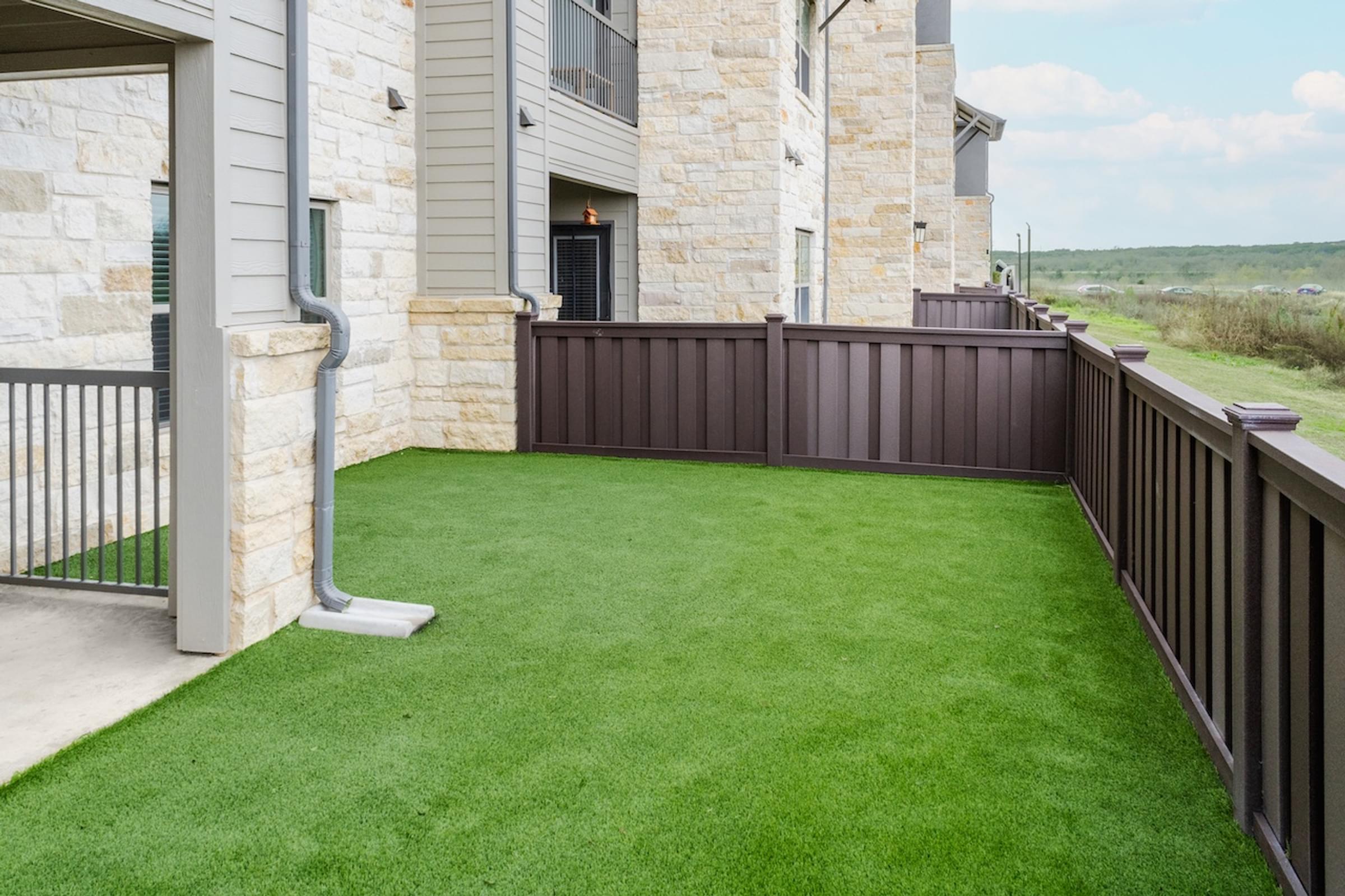 Private Fenced Patio Area With Beautiful Country Views