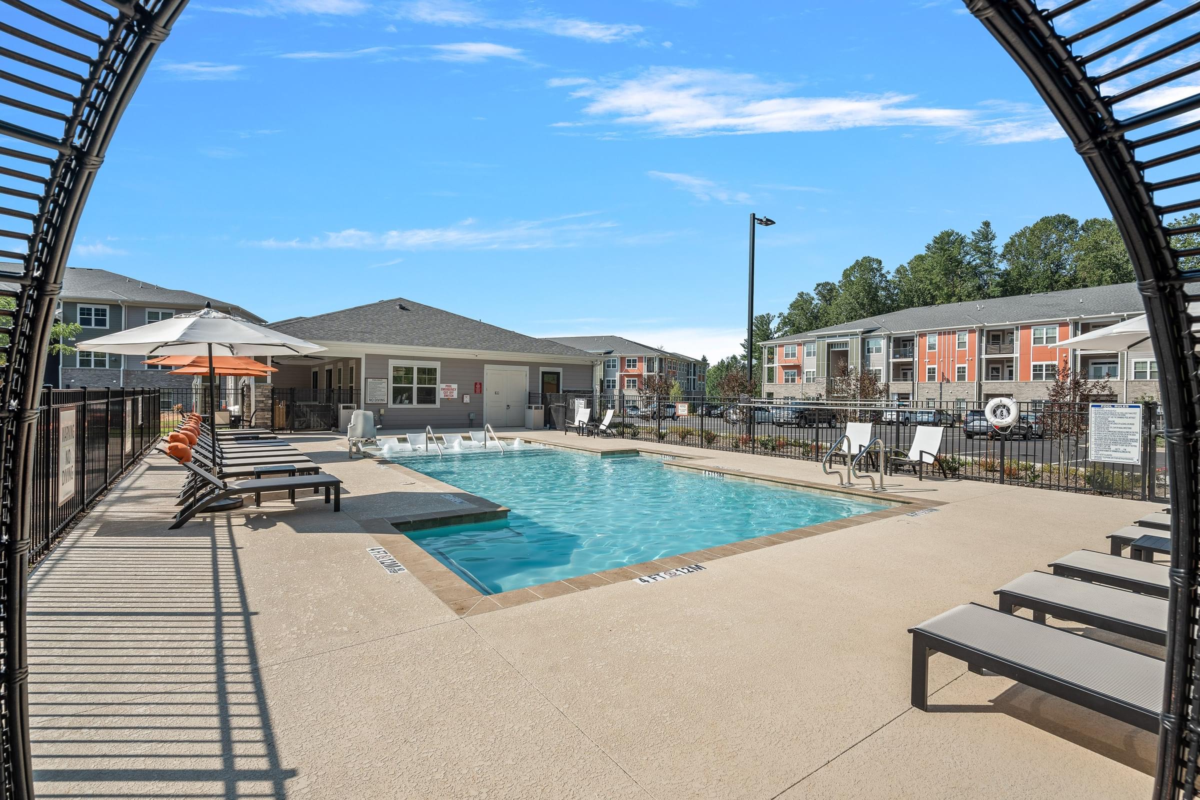 our apartments offer a swimming pool