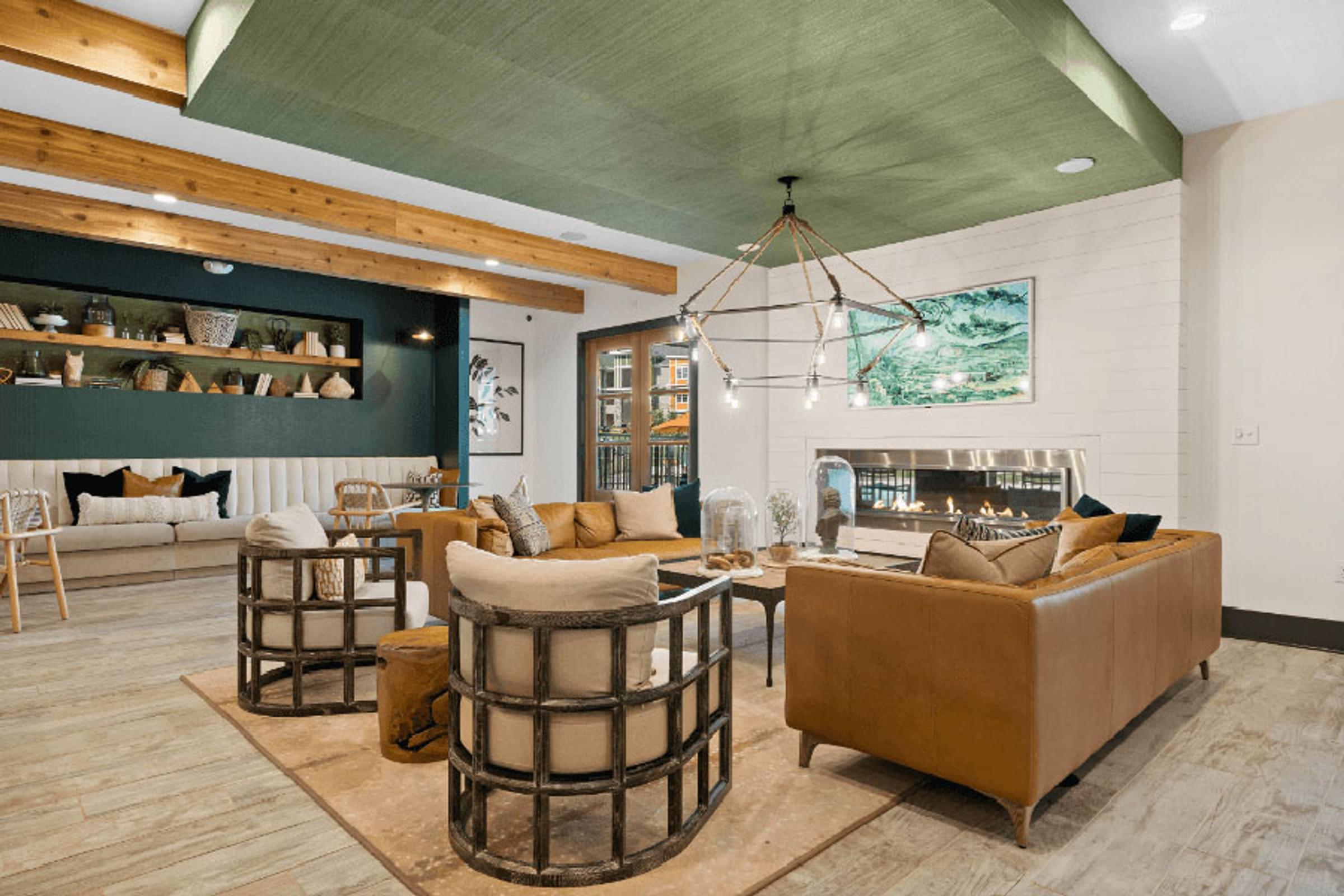 modern clubhouse to co work or hangout with friends